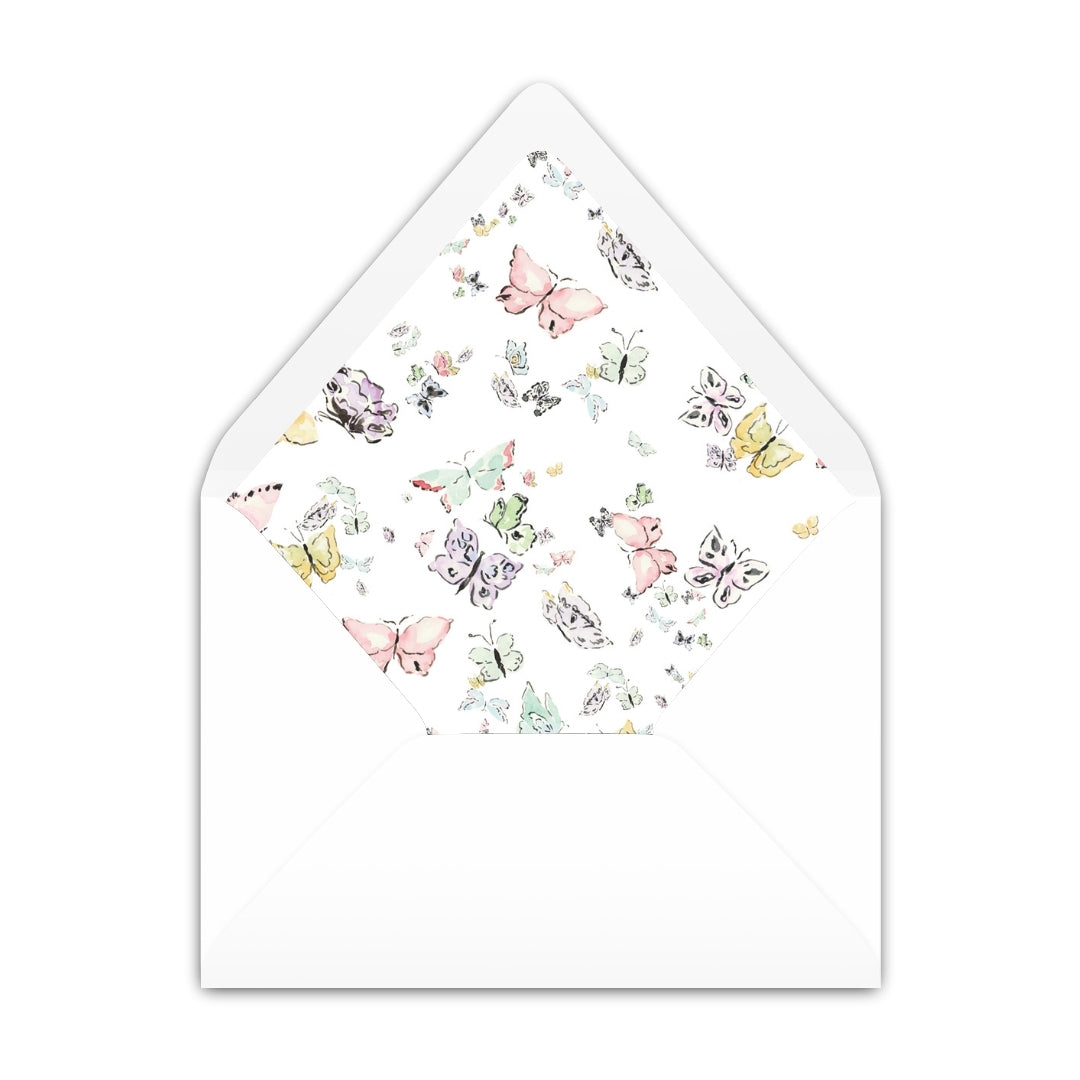 Butterfly Frame Notecard