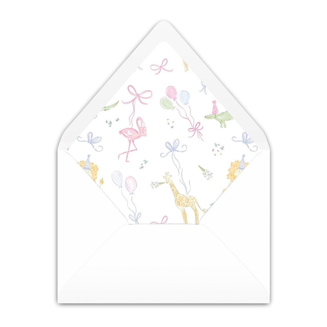 Party Animals Birthday Invitation