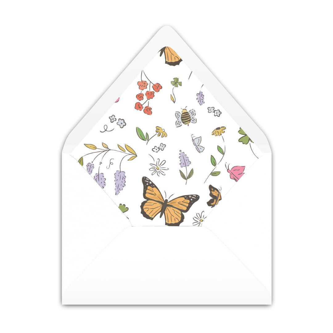 Butterfly Garden Notecard