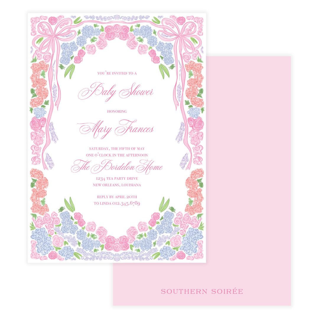 Full of Floral Invitation