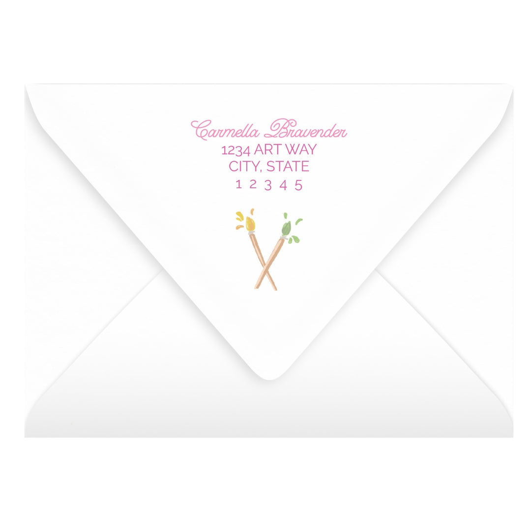 Blooms & Brushes Invitation