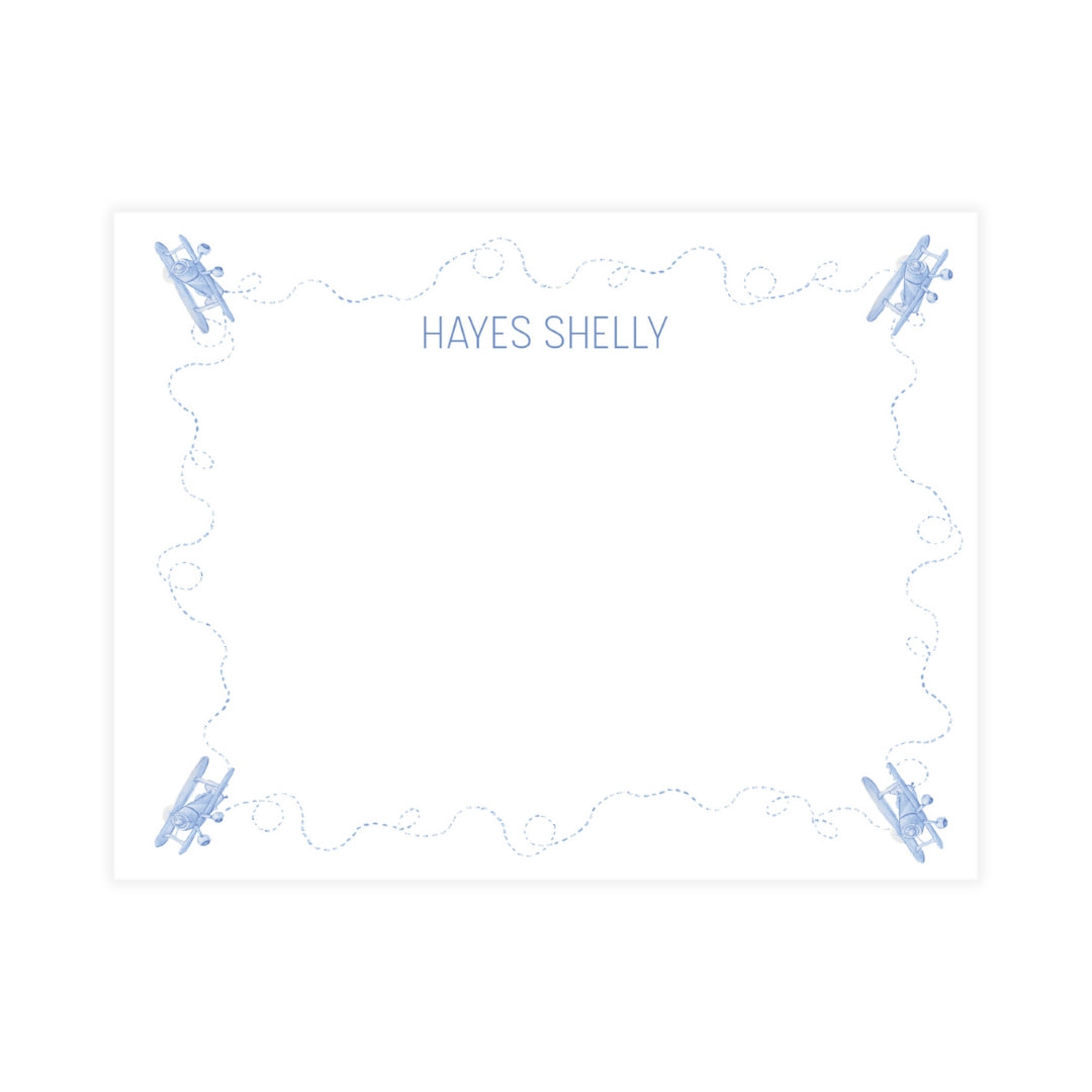 Airplane Frame Notecard