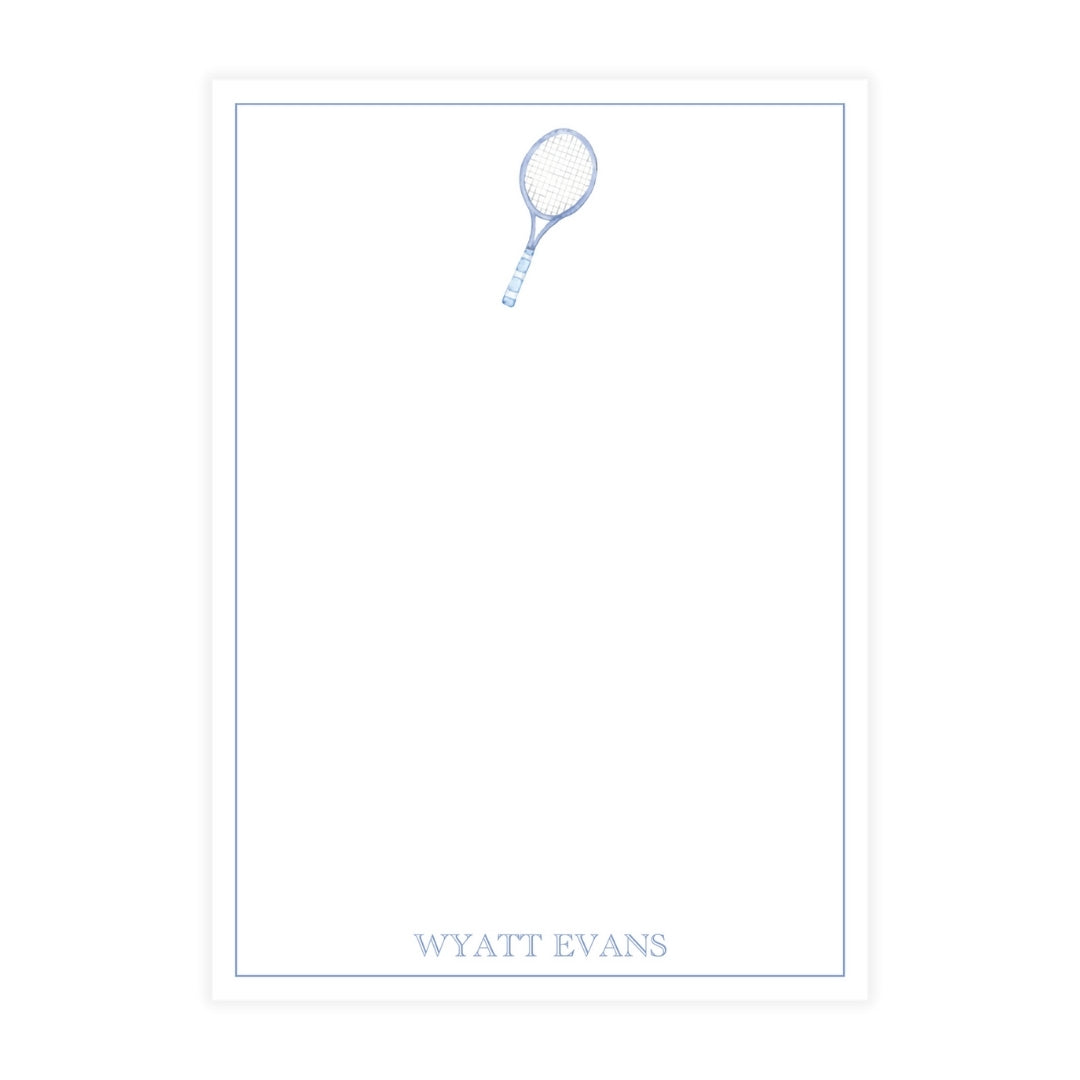 Tennis Racquet Notepad