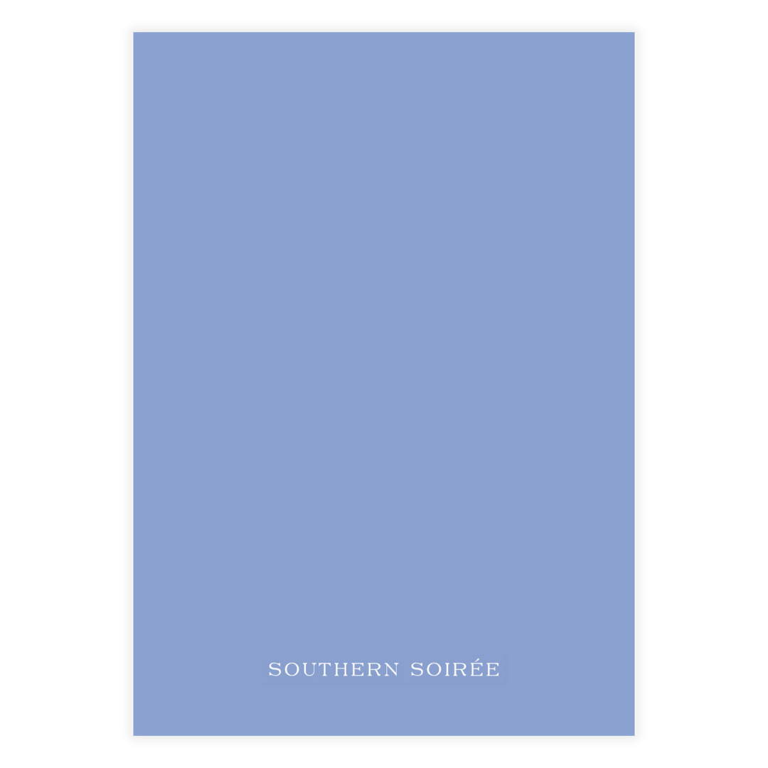 Baby Crest Blue Invitation