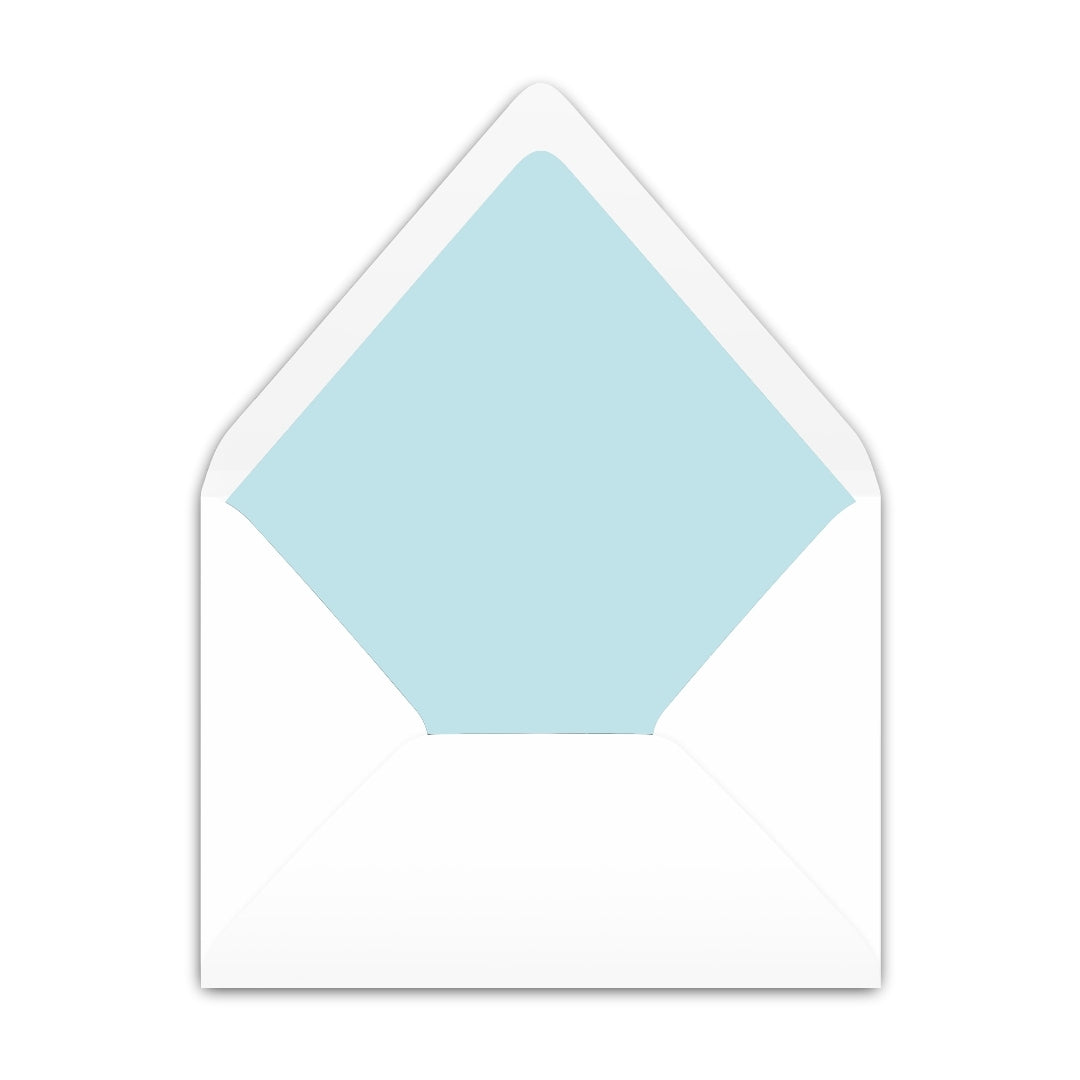 Chic Monogram Outlined Notecard