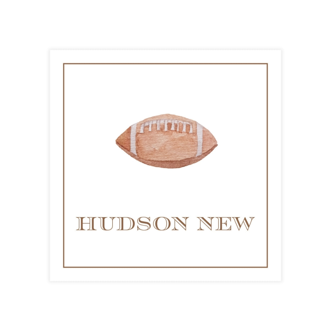 Football Square Enclosure Card