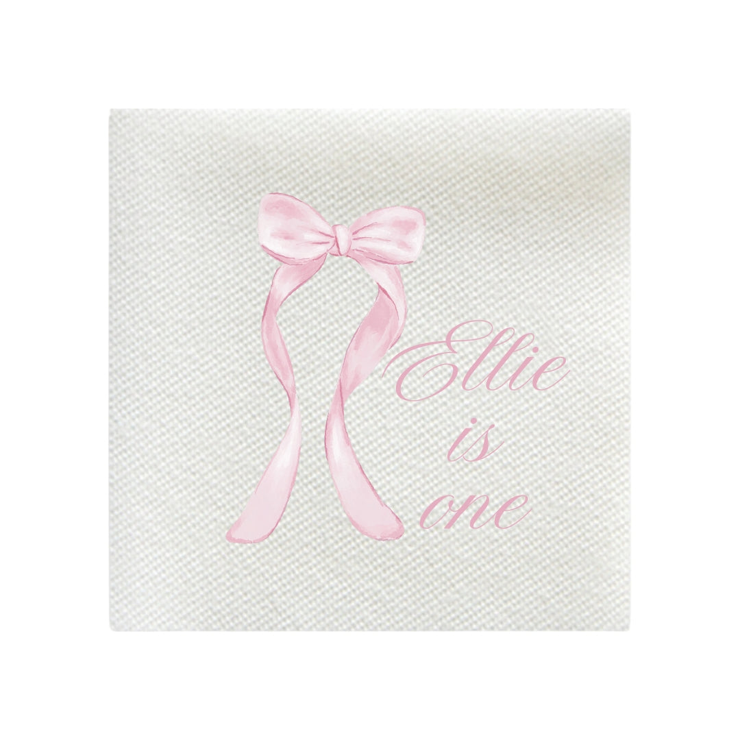 Big Pink Bow Napkin