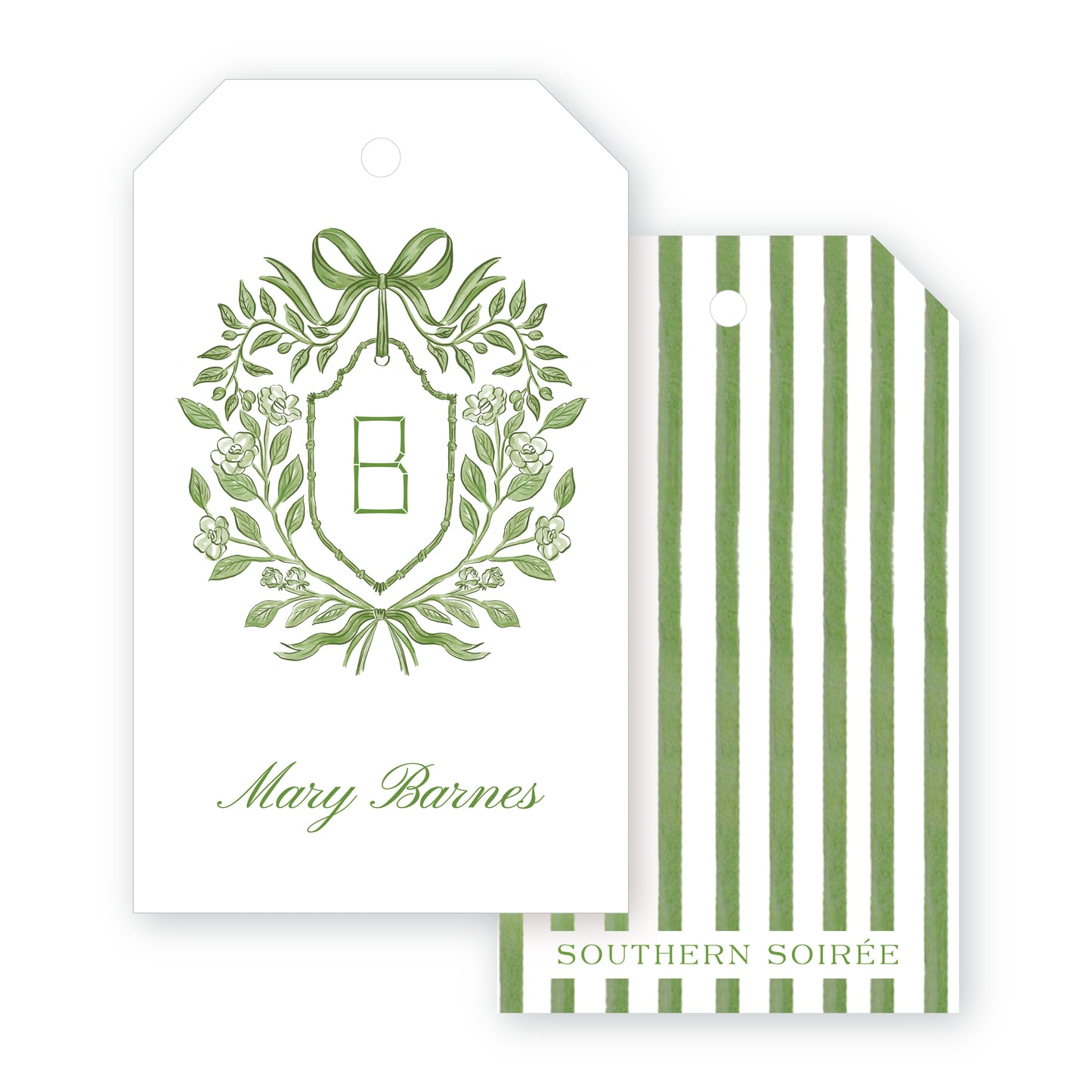 Botanical Ribbon Gift Tag