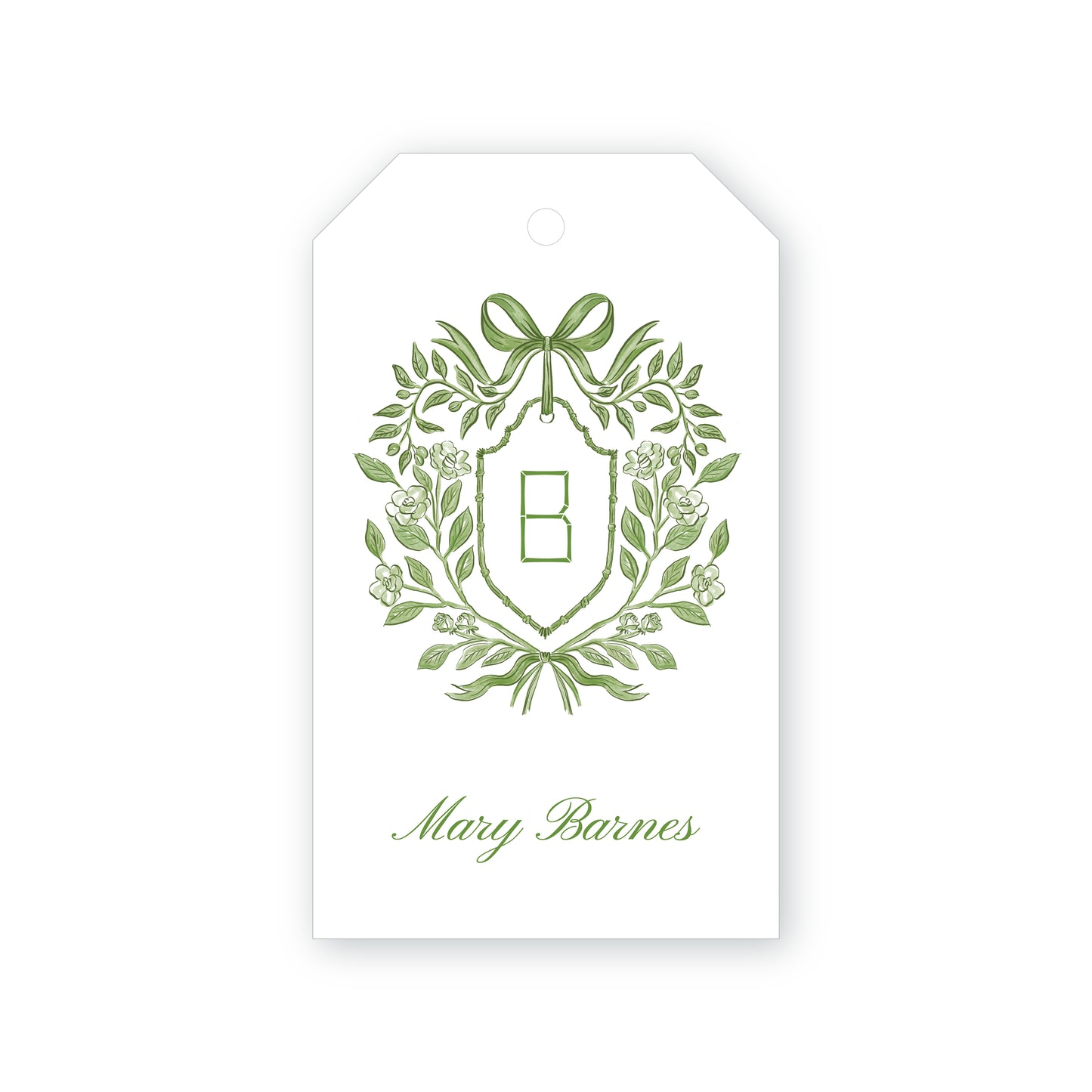 Botanical Ribbon Gift Tag