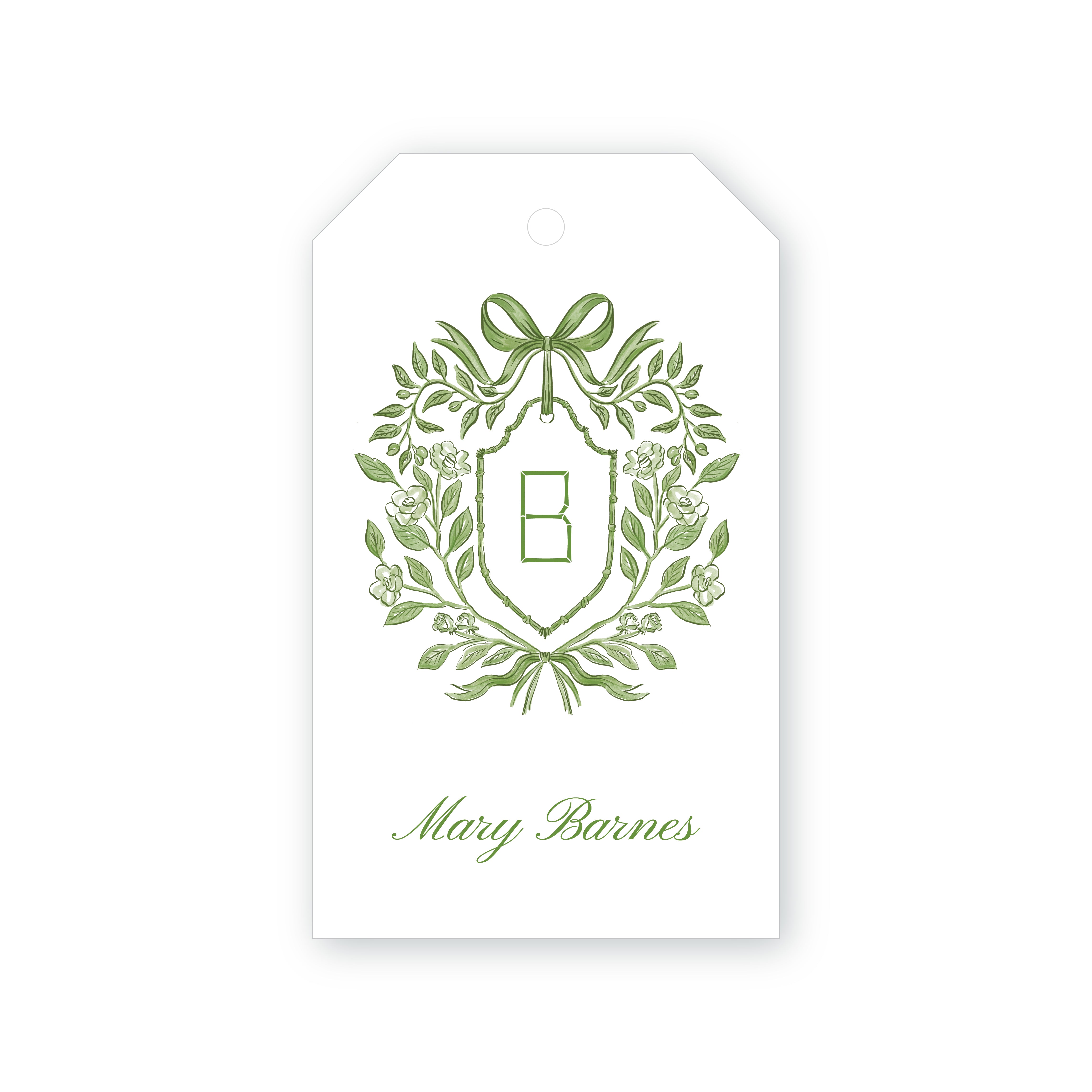 Botanical Ribbon Gift Tag