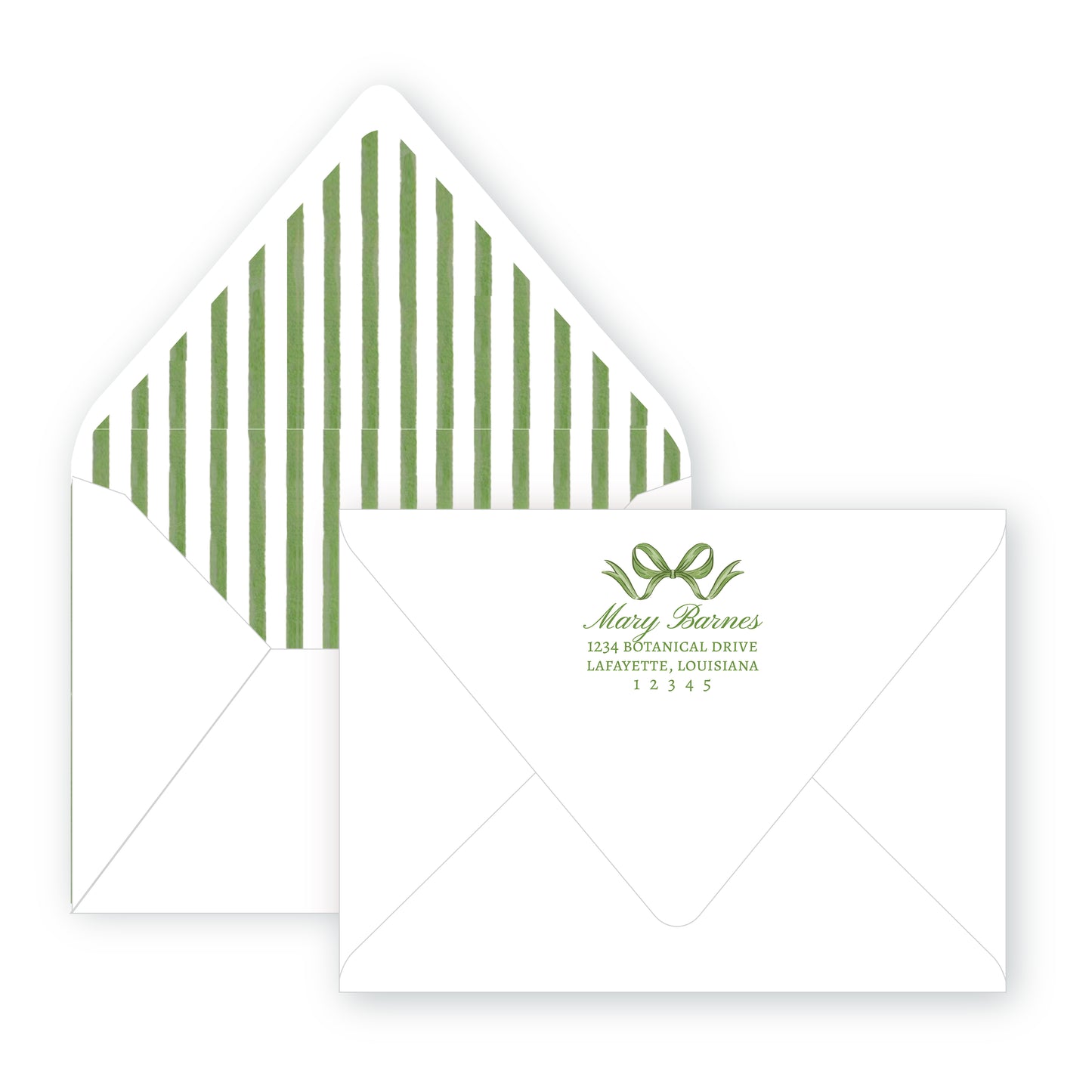 Botanical Ribbon Invitation