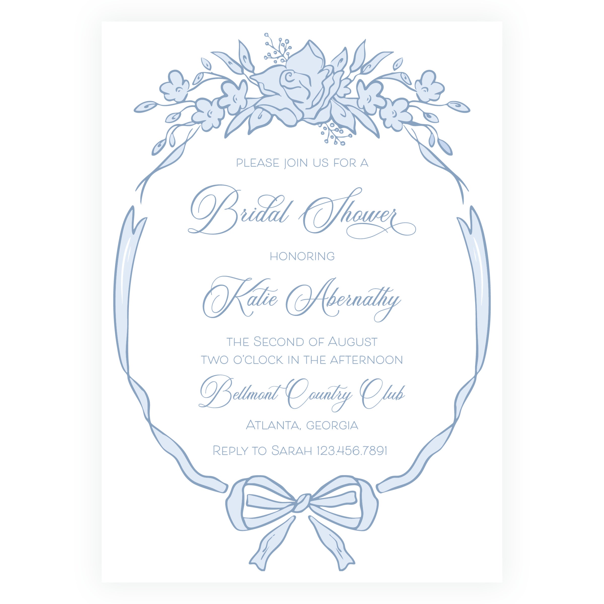 Grace in Bloom Invitation
