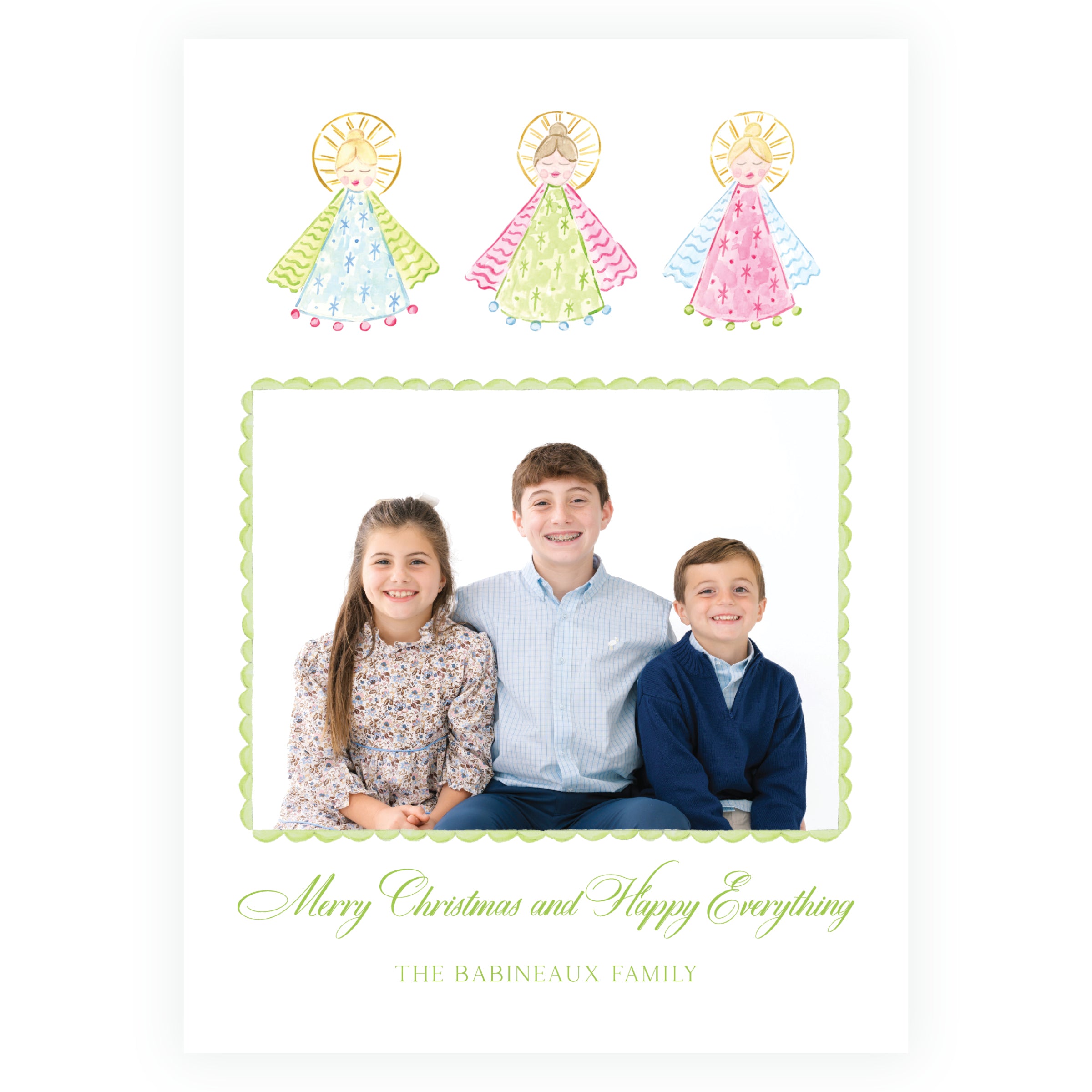 Green Holy Night Angels