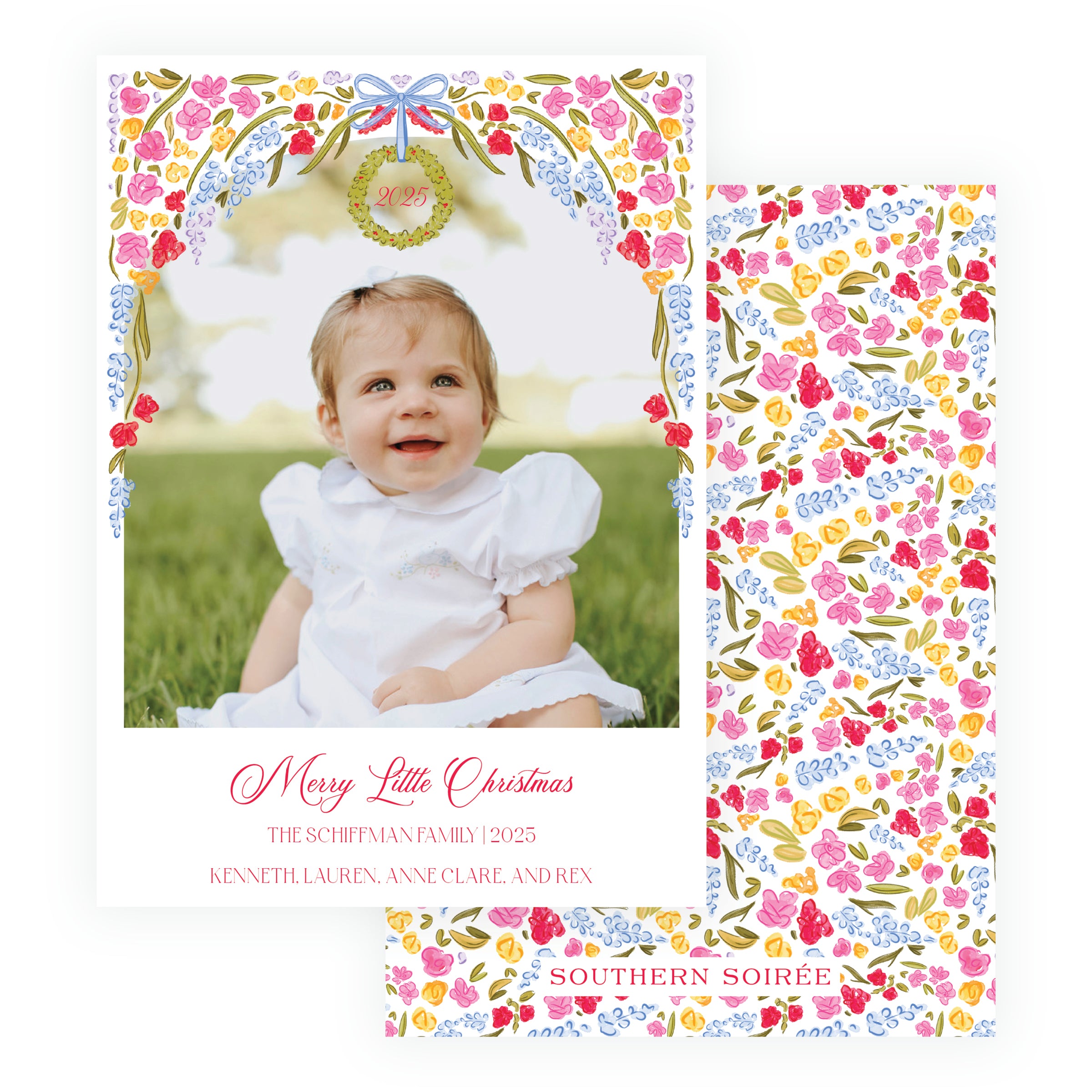 Floral Holiday Arch
