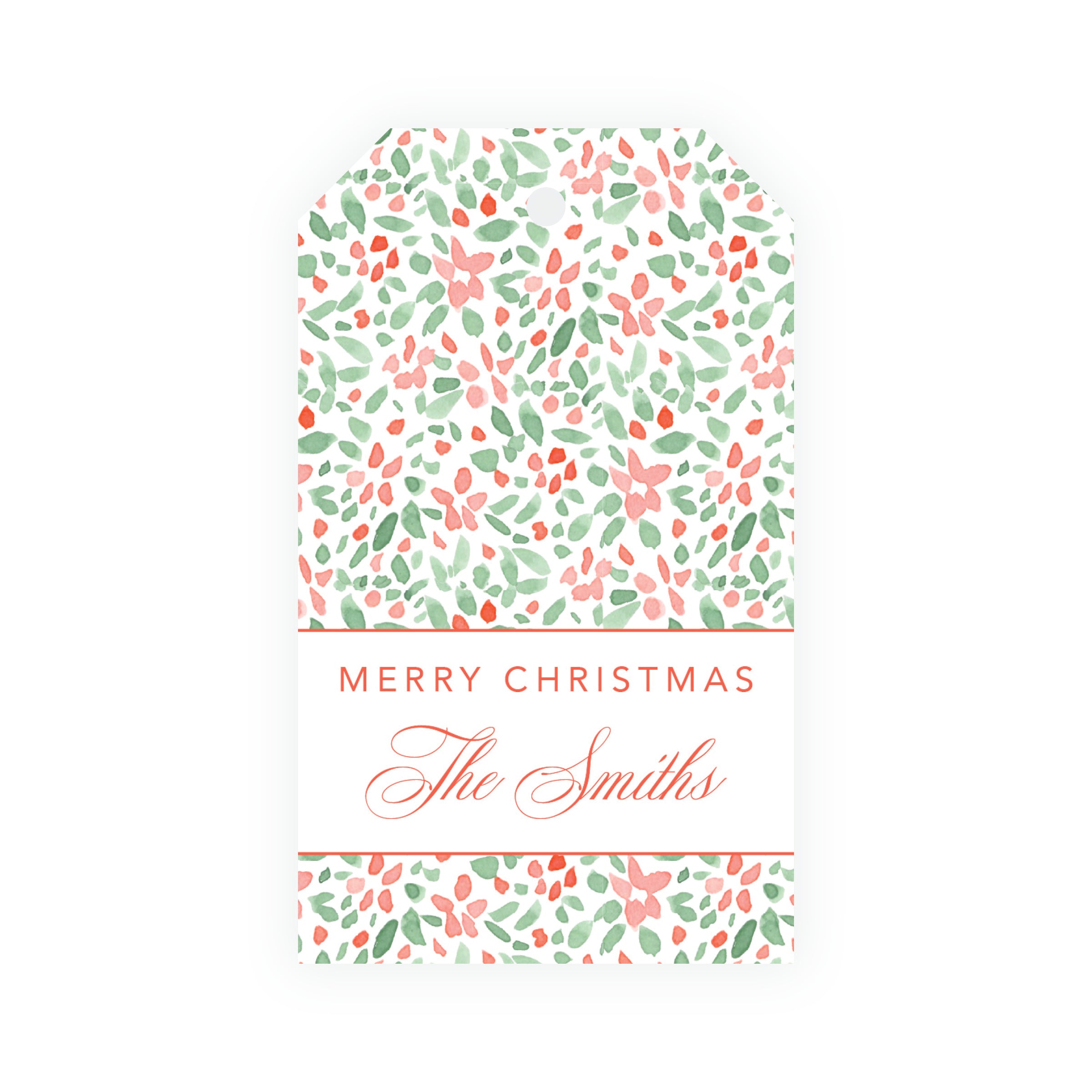 Painterly Festive Gift Tag