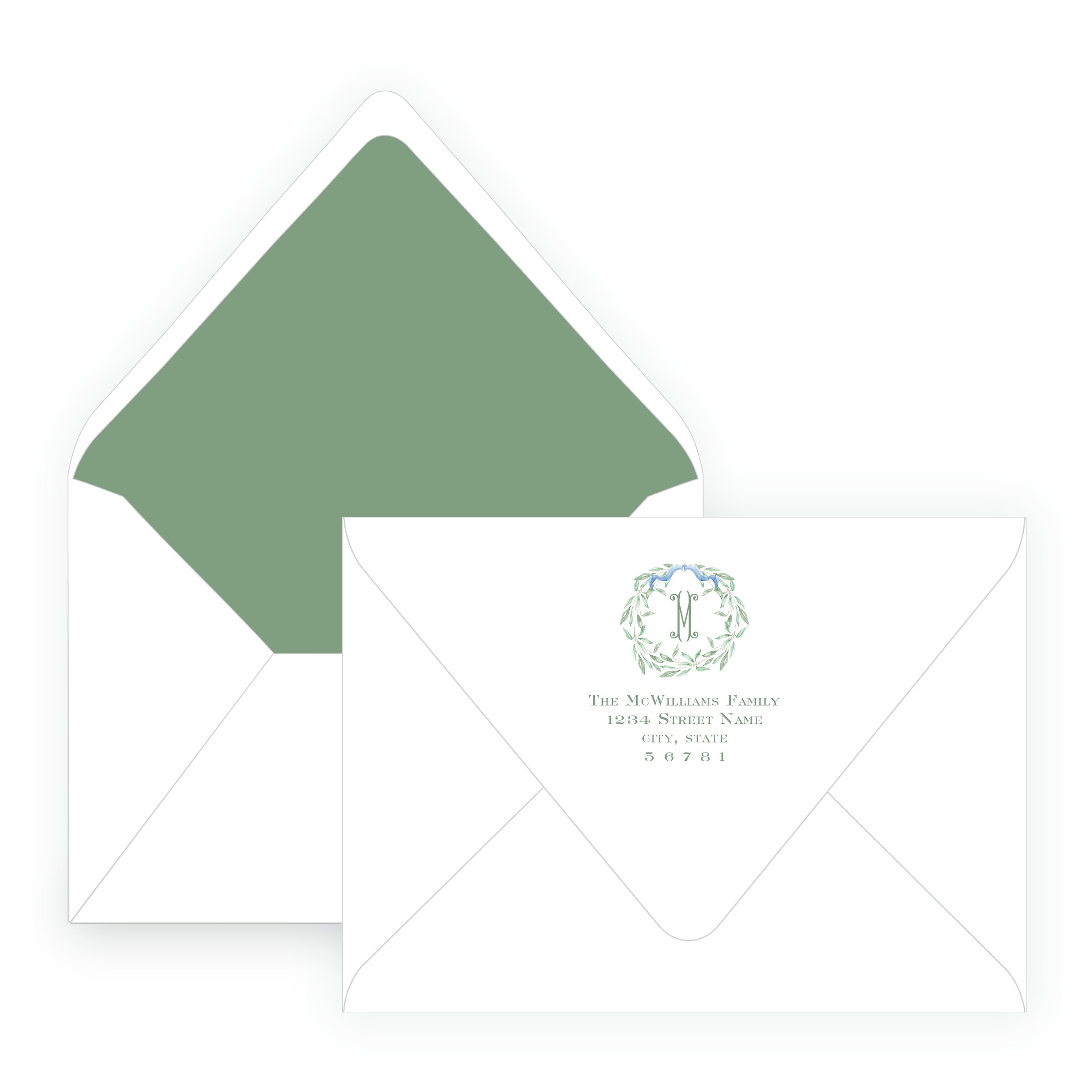 Olive Branches Wreath Landscape