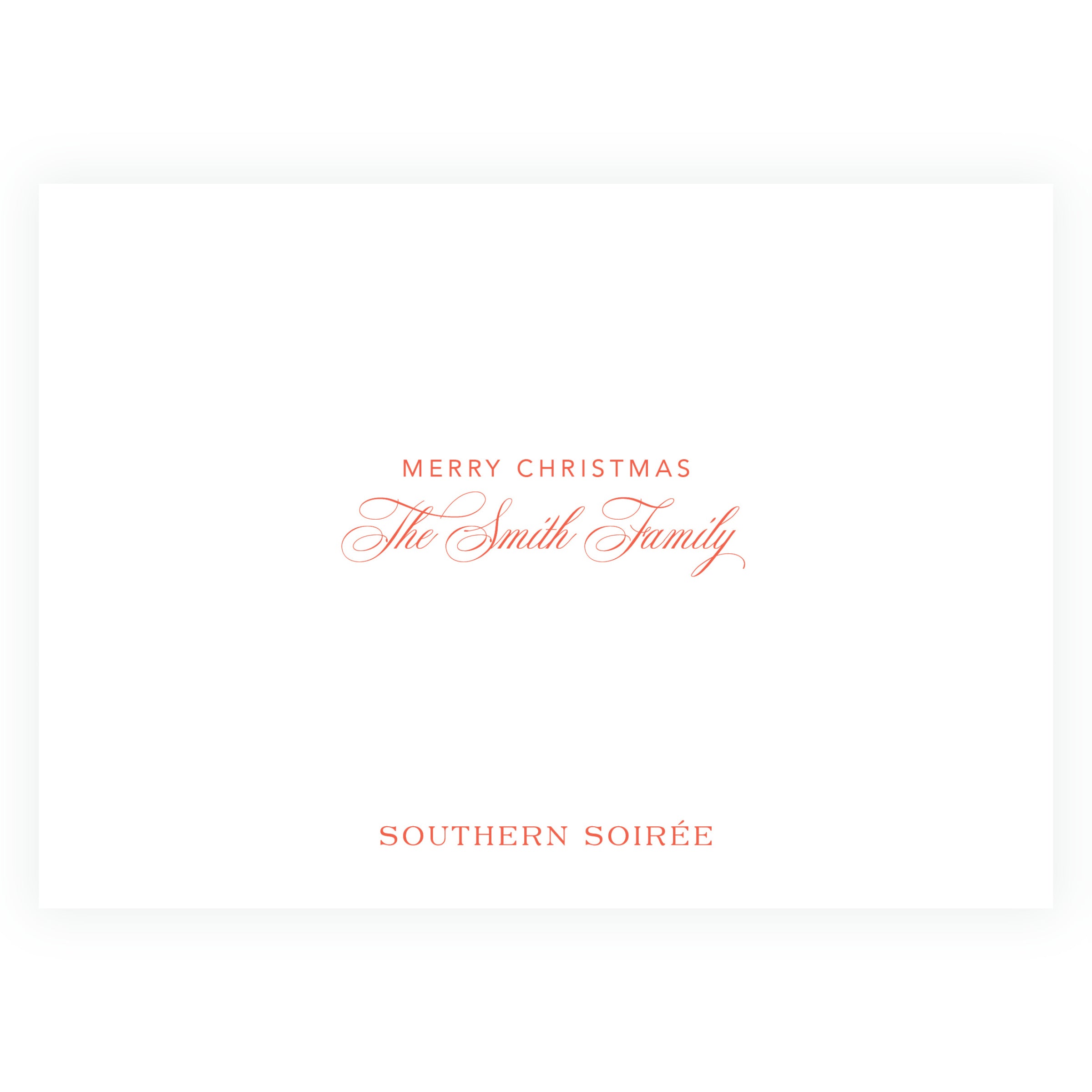 Painterly Festive Frame Landscape