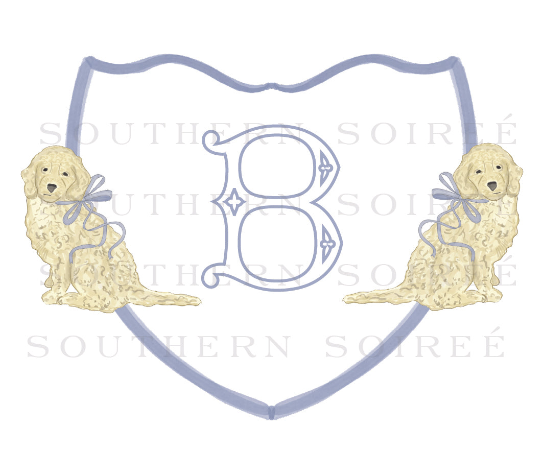 Goldendoodle Blue Crest Frosted Cup