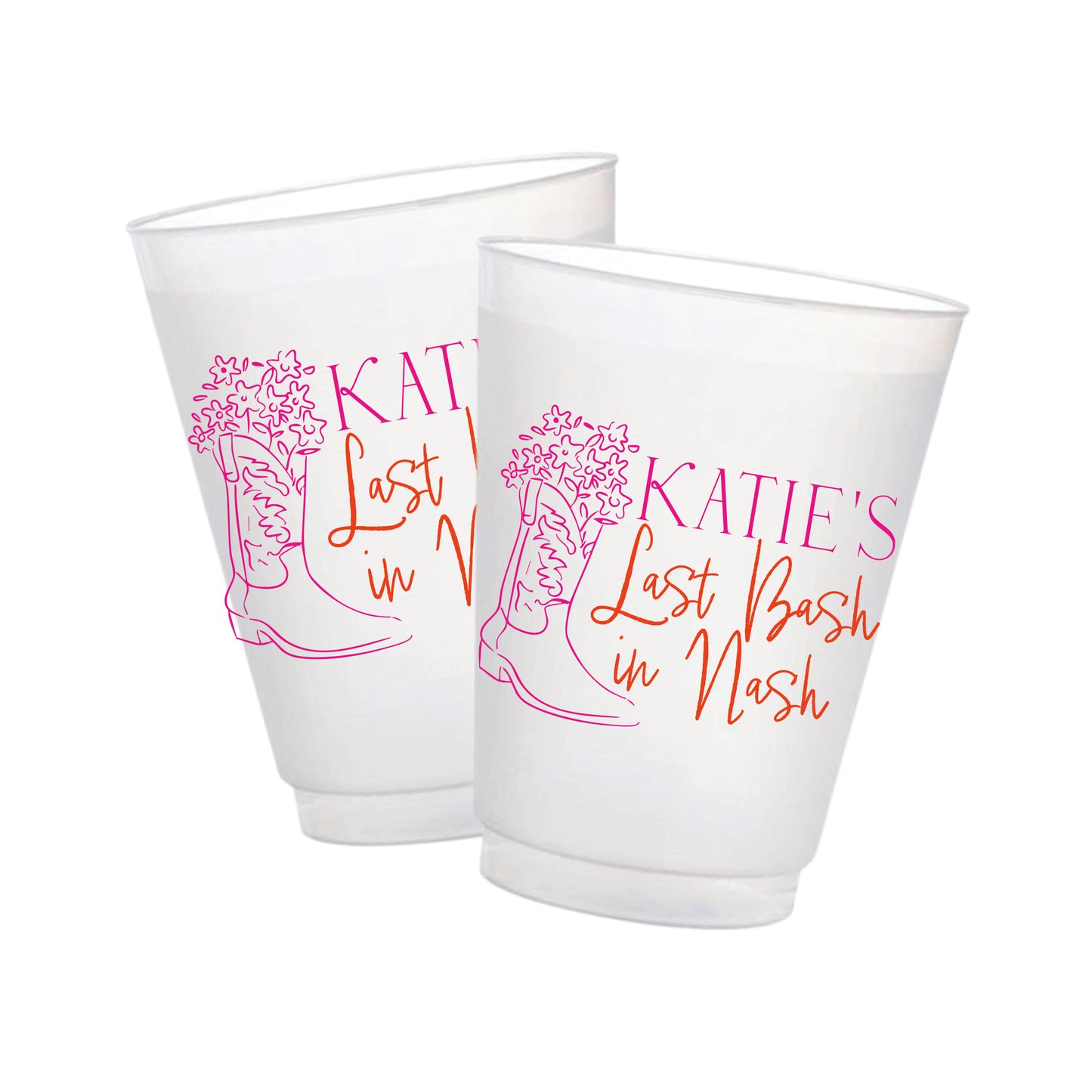 Last Bash In Nash - 2 color Frosted Cups