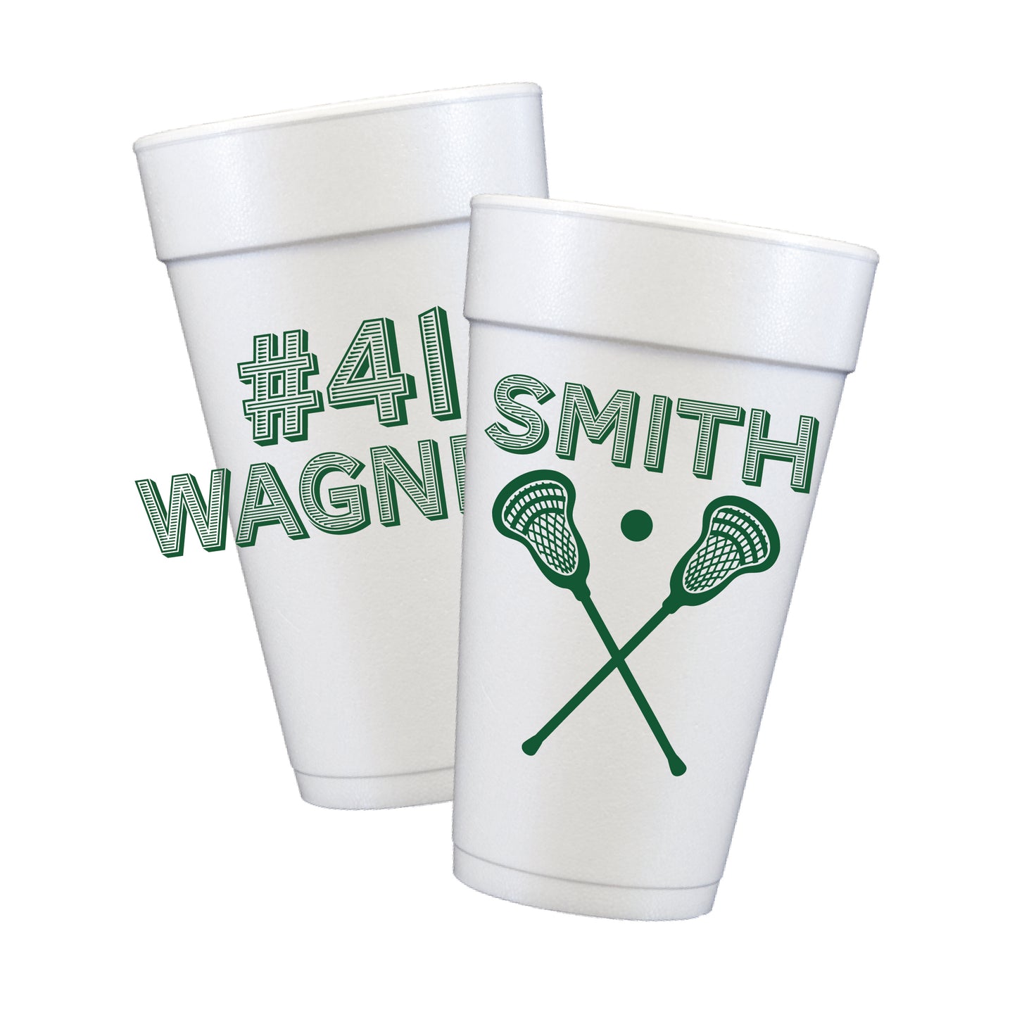 Lacrosse Styrofoam Cups
