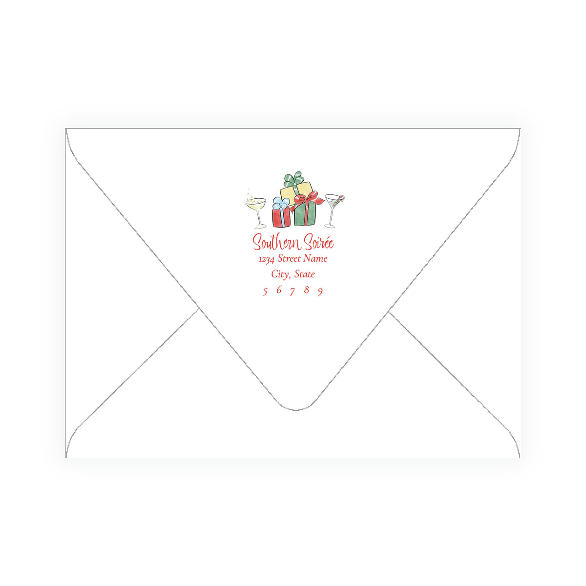 Reindeer Revelry Cocktails & Christmas Cheer Holiday Party Invitation