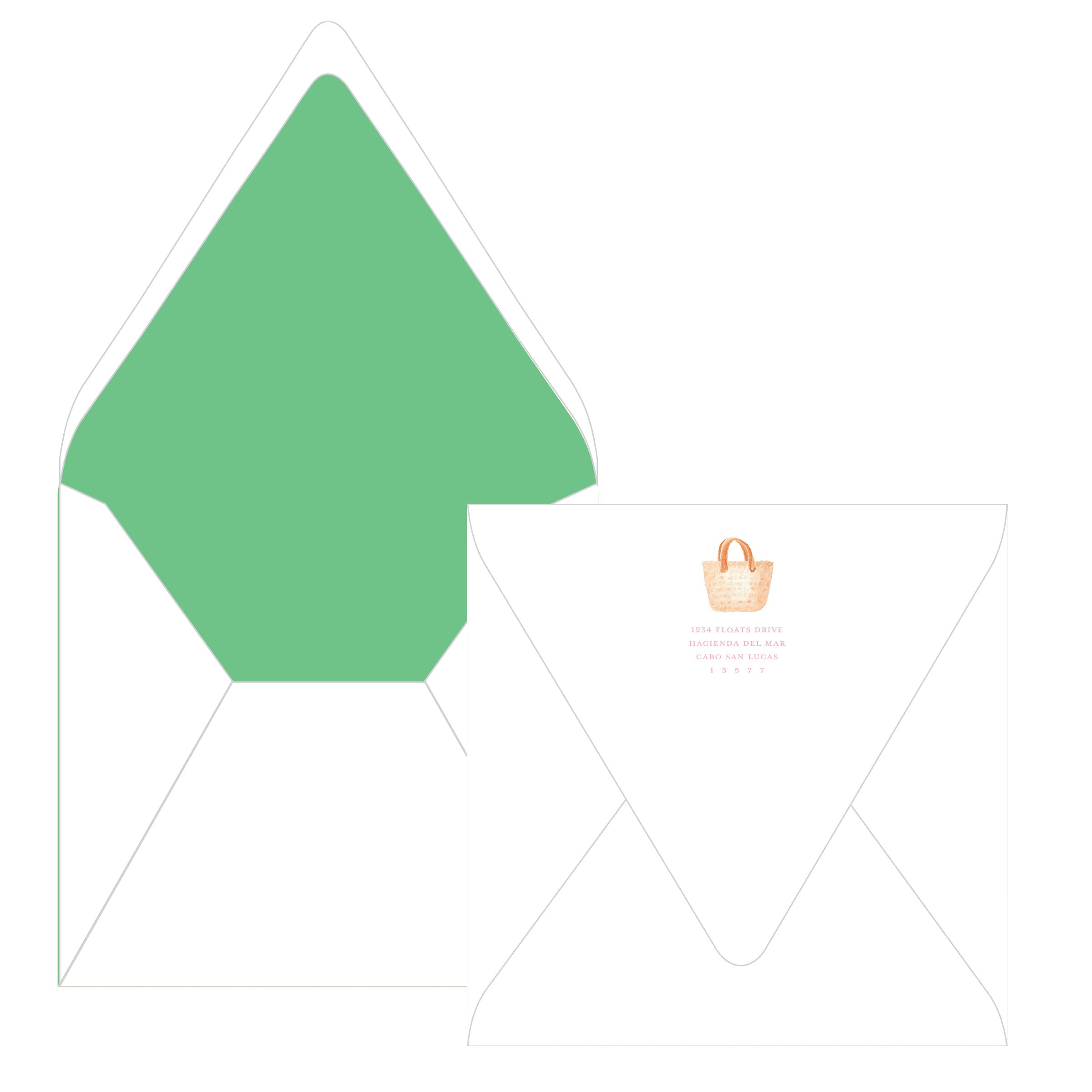 Floats & Fete Bachelorette Square Card