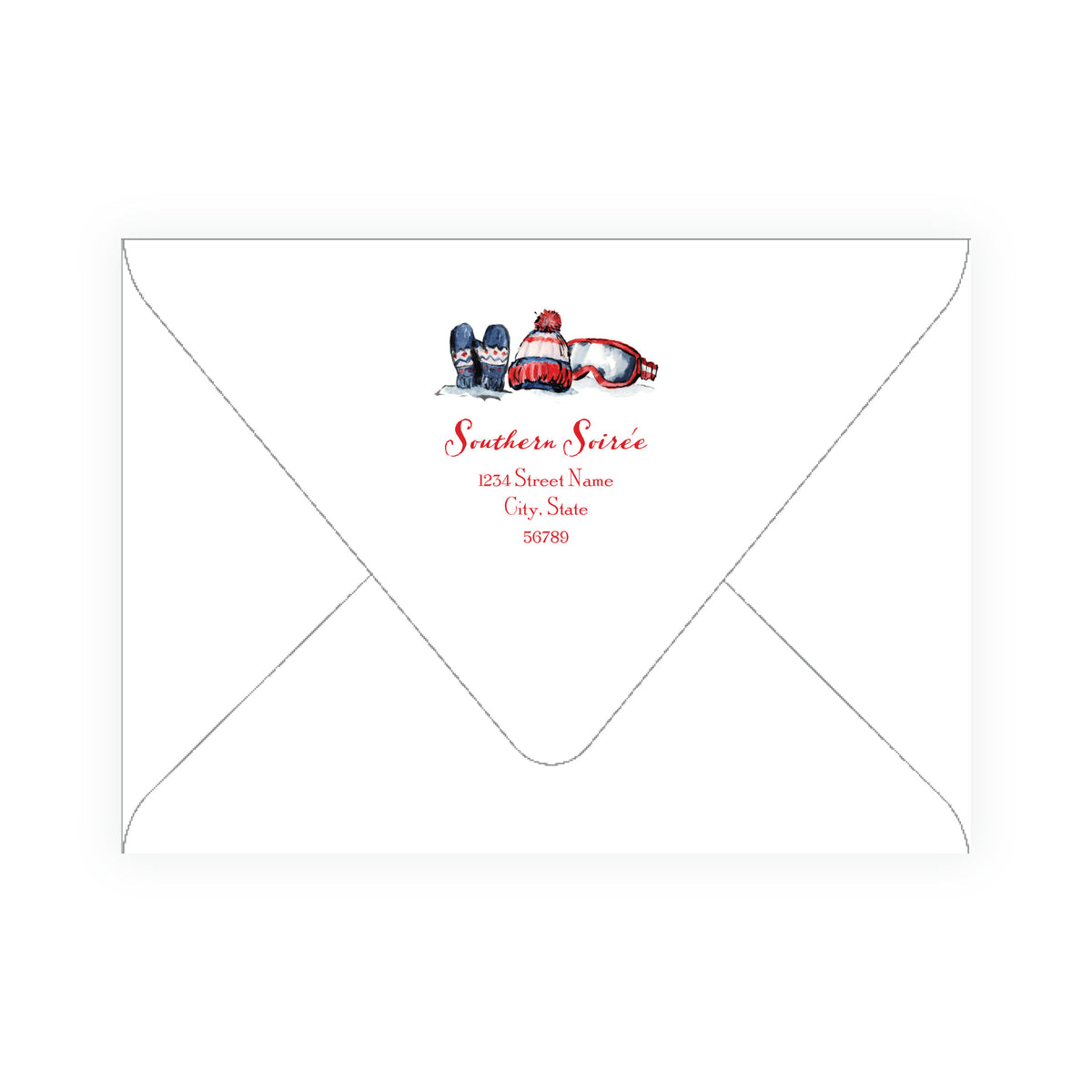 Alpine Holiday – Gondola Cheer Personalized Holiday Photo Card