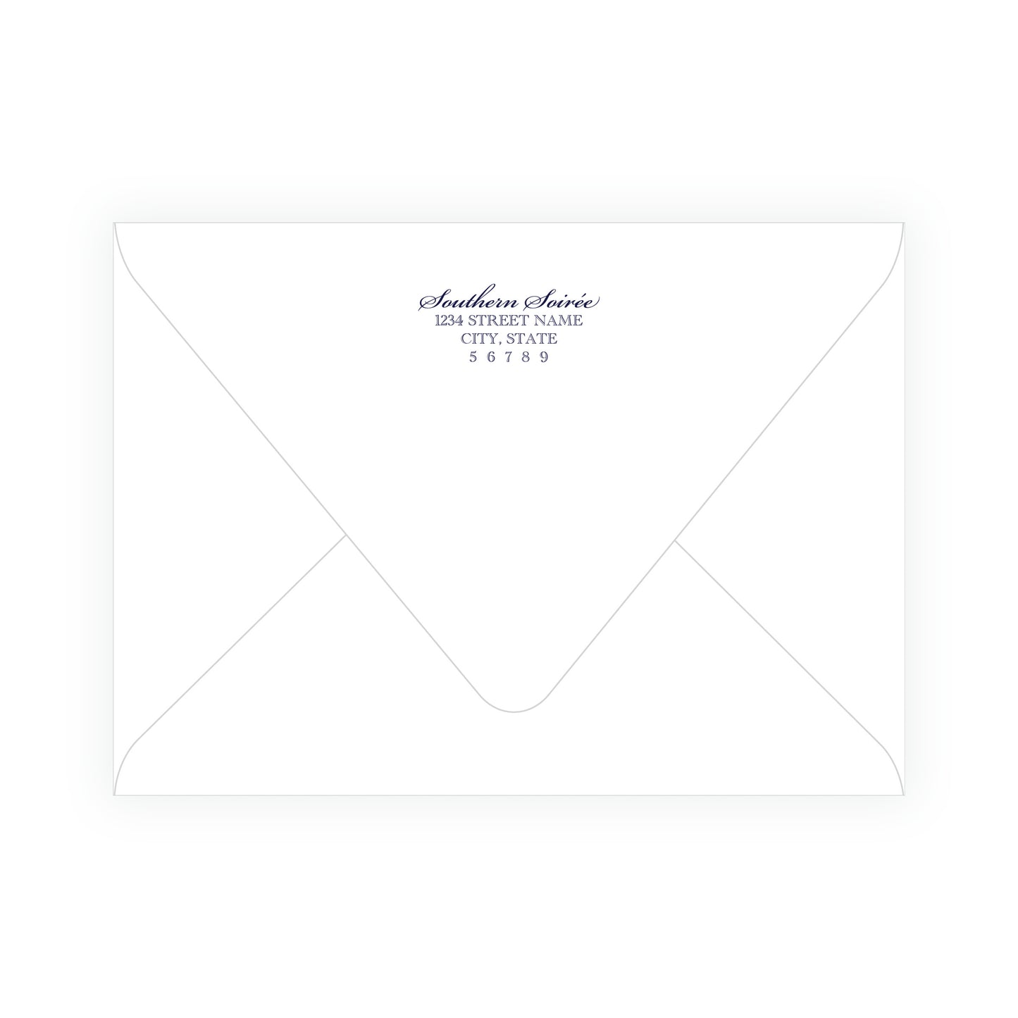 The Evergreen Trim Navy Landscape