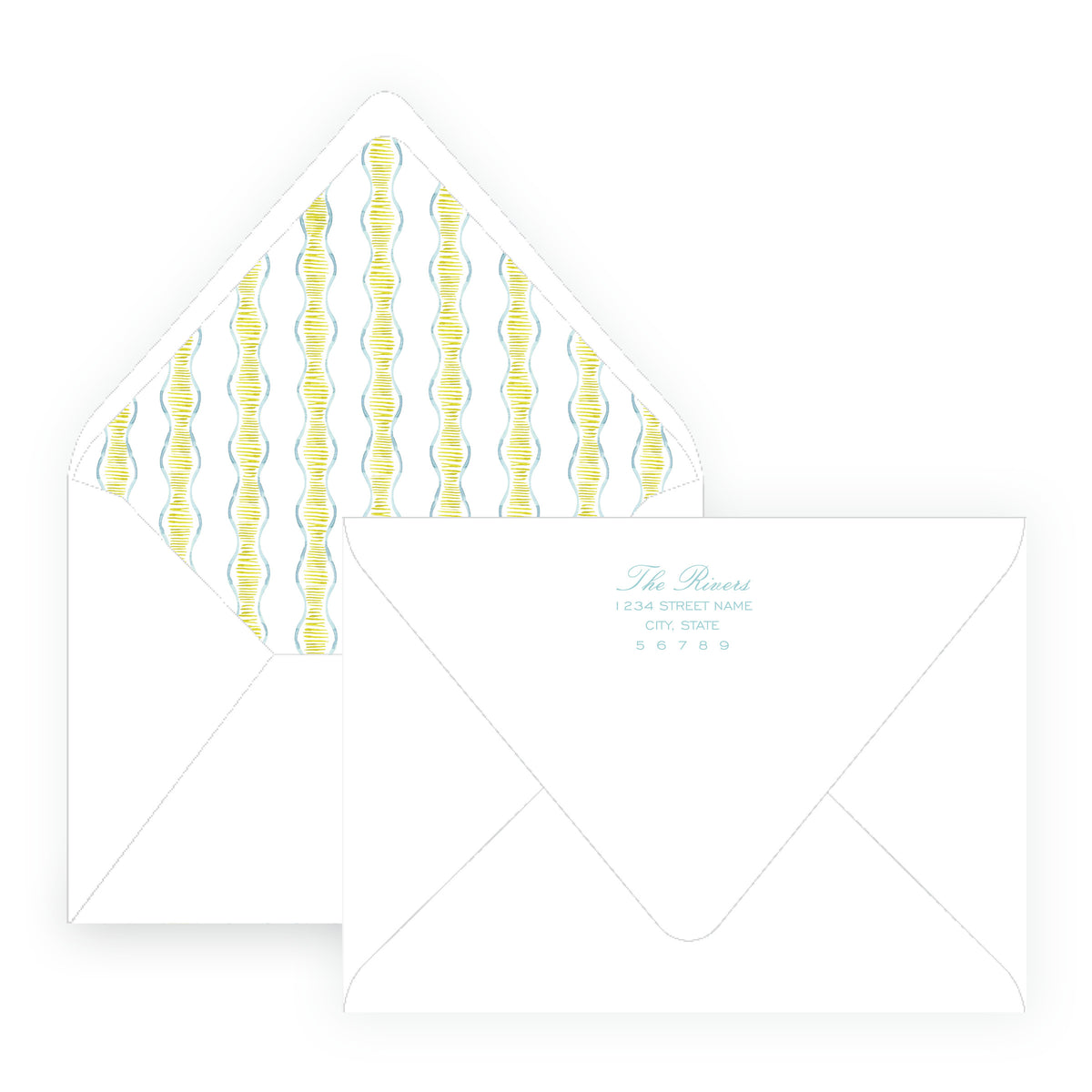 Evergreen & Pear – Garland & Bow Personalized Christmas Photo Card