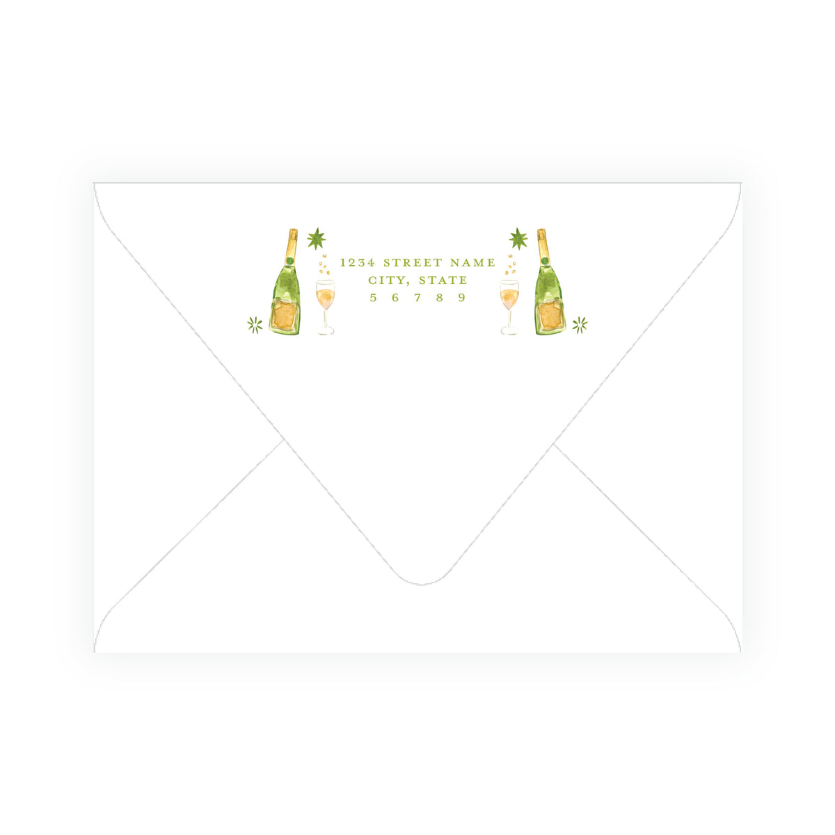 Martinis & Mistletoe Christmas Cocktail Party Invitation