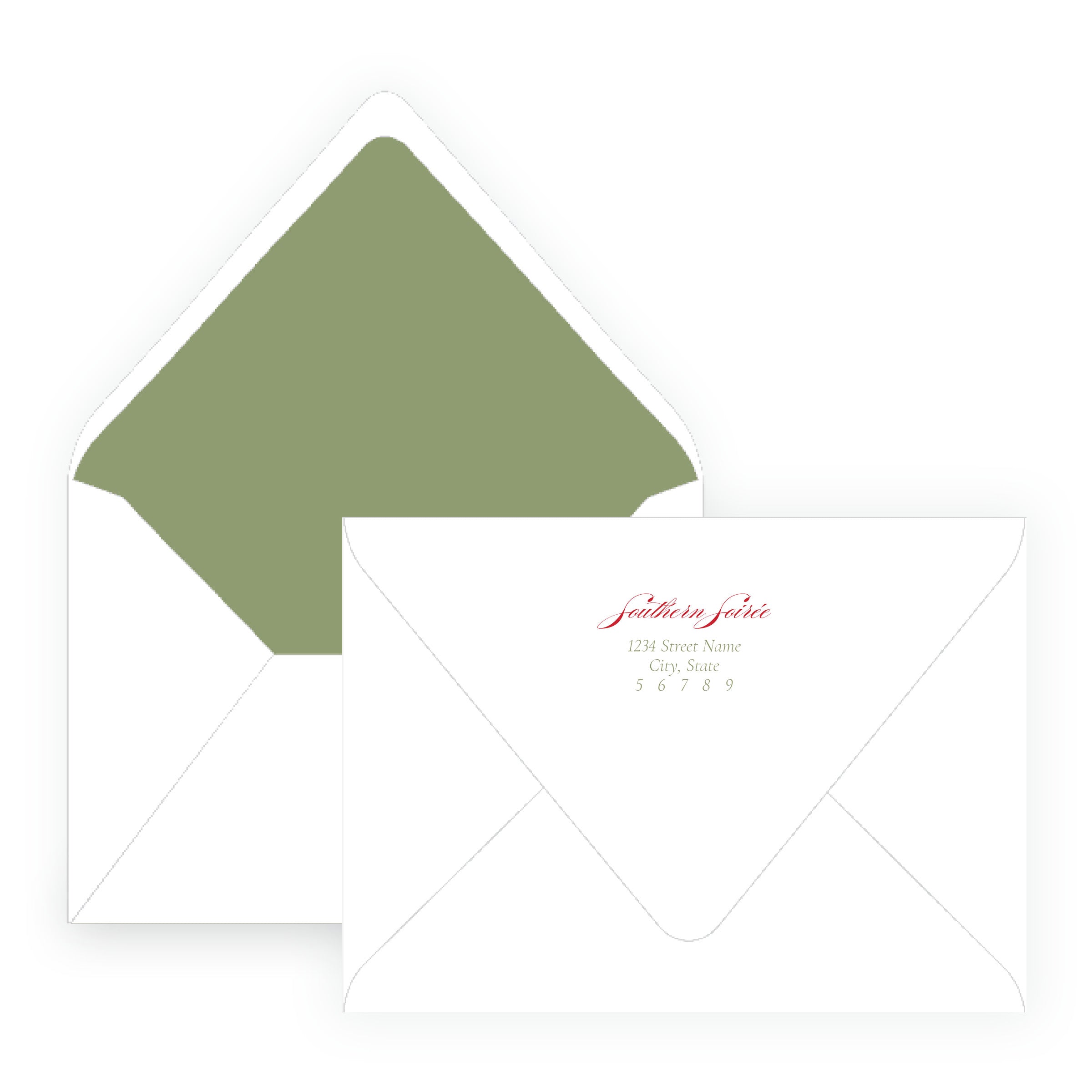 A Very Merry Soirée Holiday Engagement Party Invitation