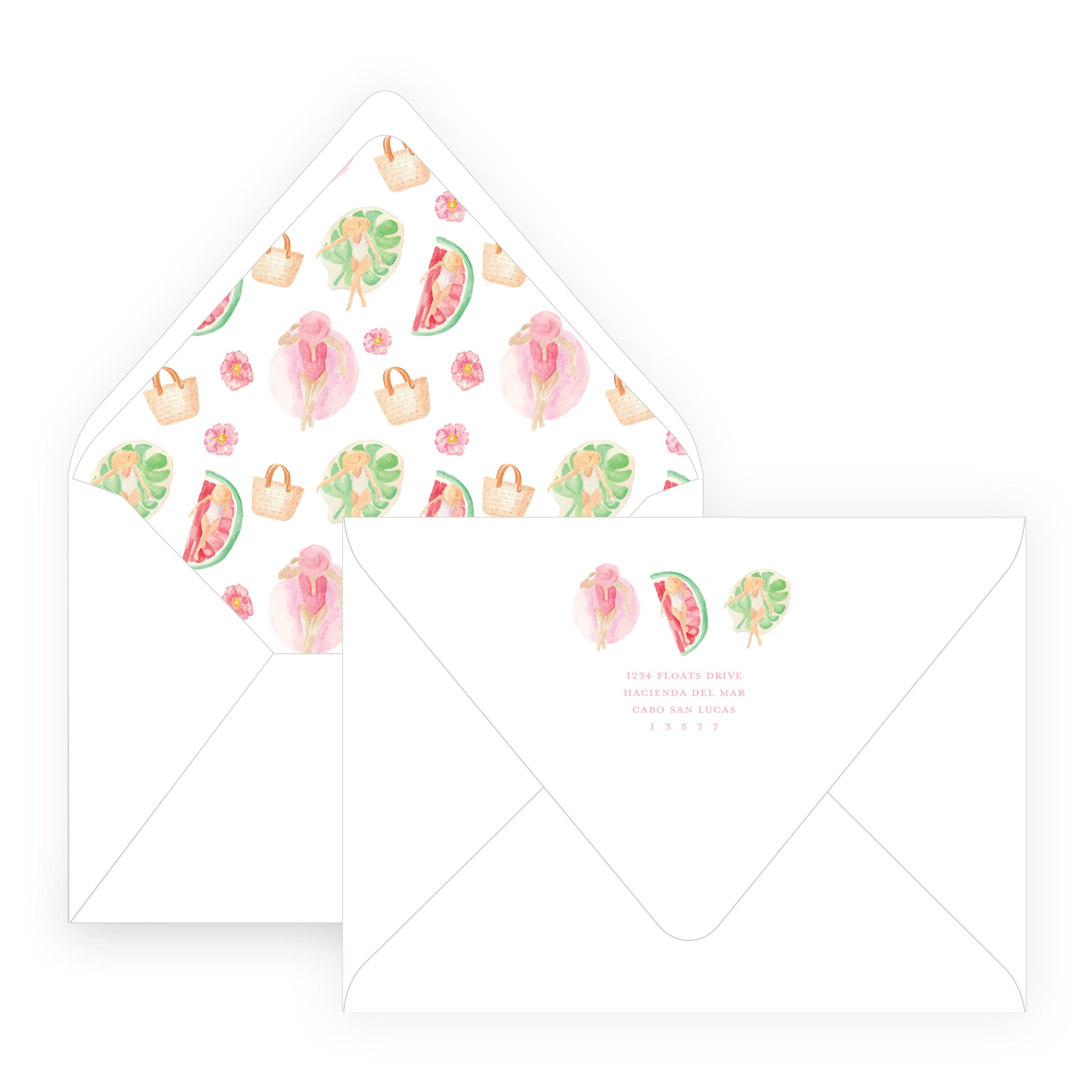 Floats & Fête Poolside Birthday Weekend Invitation