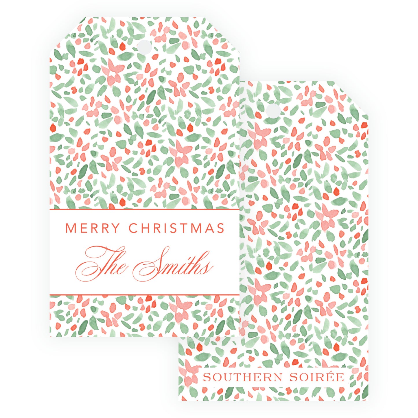 Painterly Festive Gift Tag
