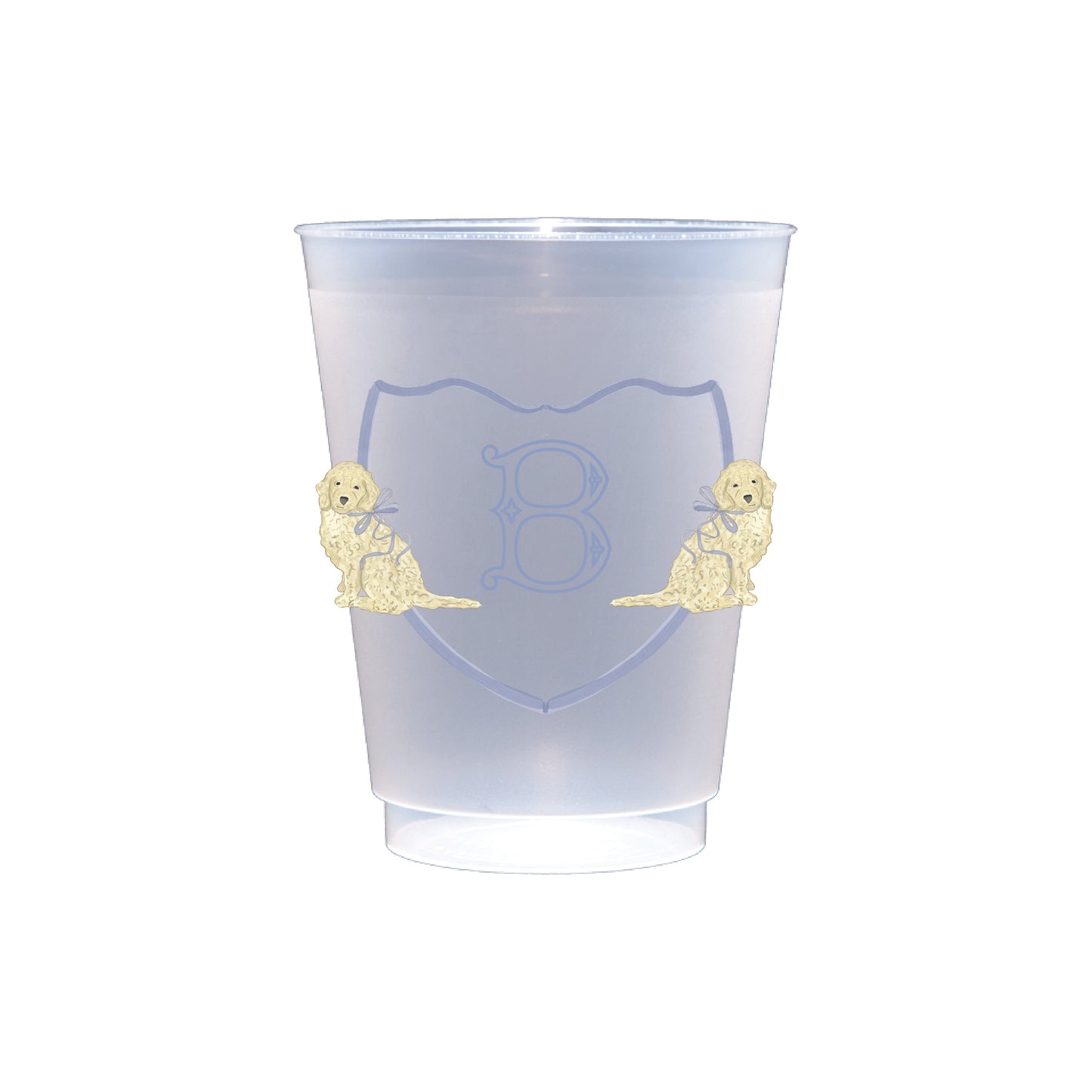 Goldendoodle Blue Crest Frosted Cup