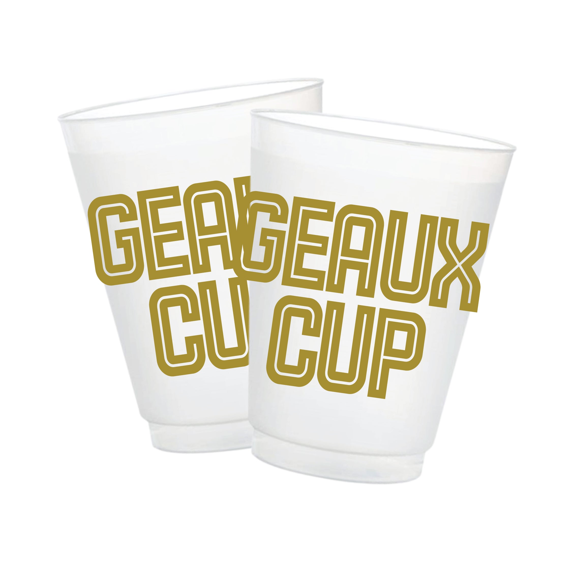 Geaux Cup Frosted Cups