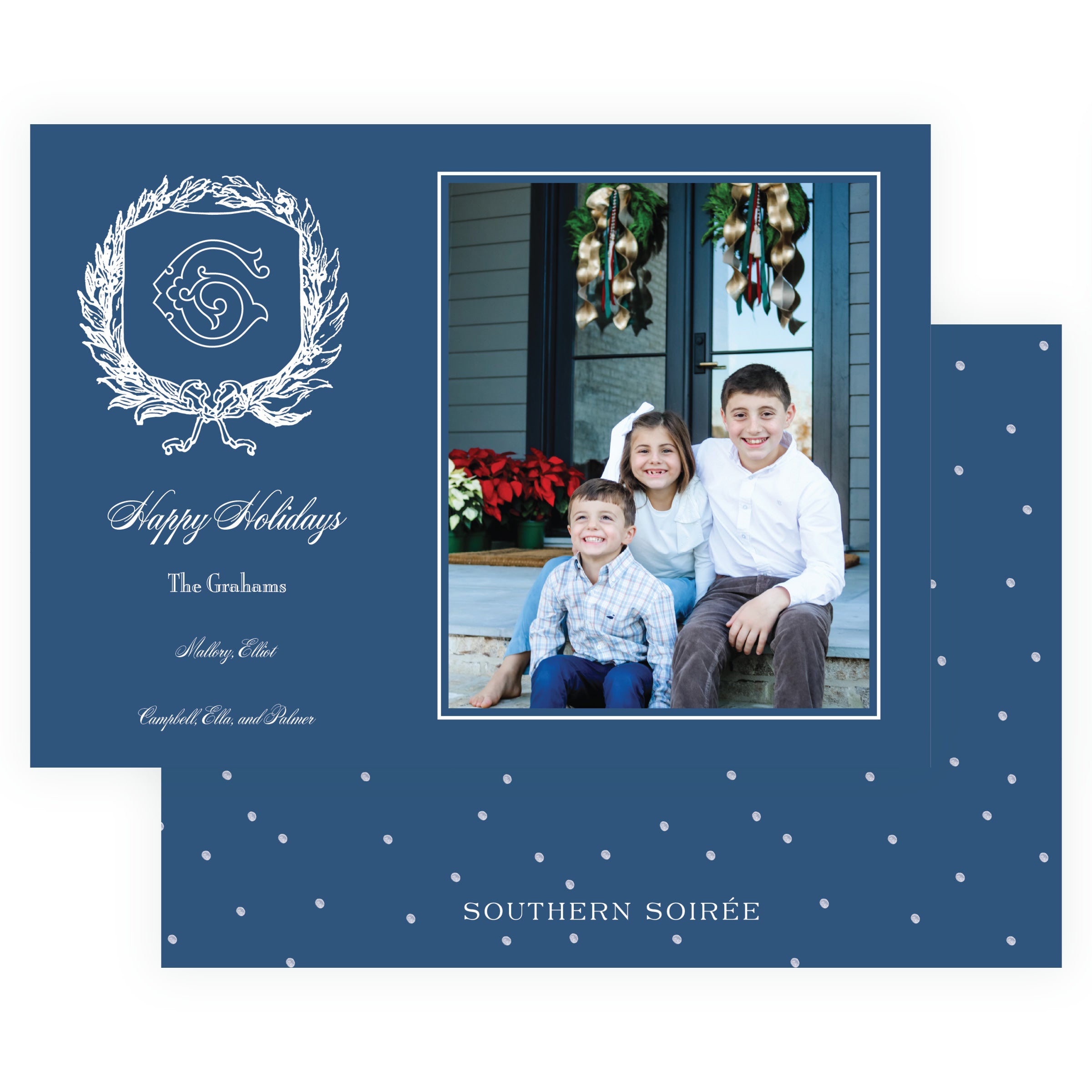 Heirloom Holly with Bow Crest Landscape (Customize Your Color)