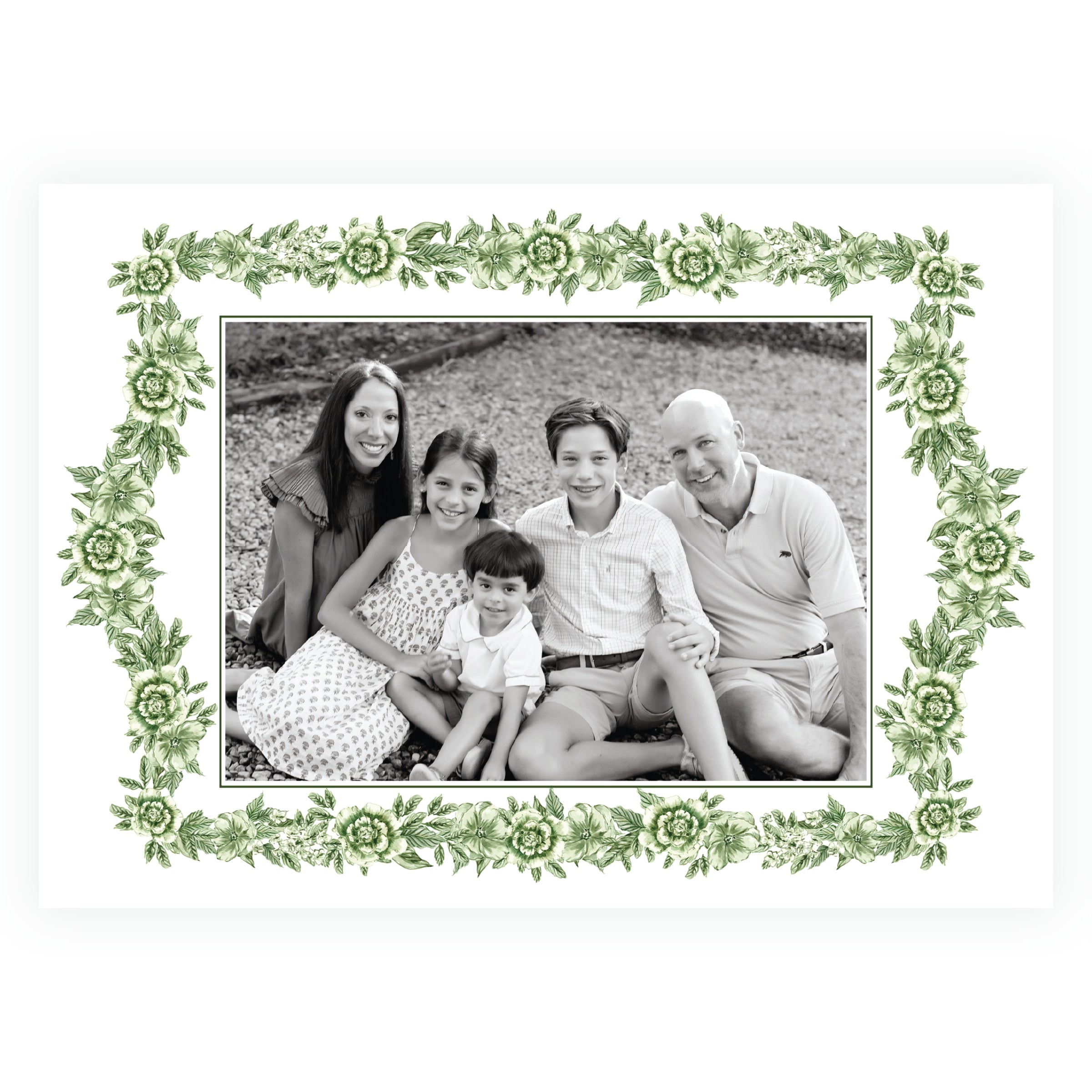 Le Jardin Full Floral Frame Landscape