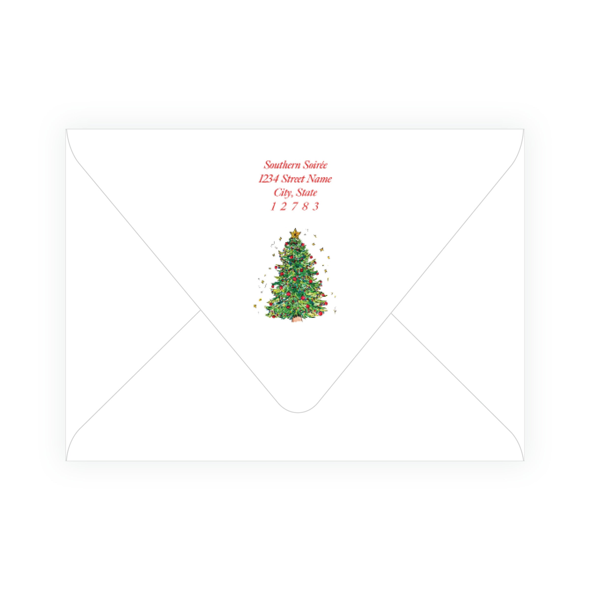 Wrapped in Lights Tree Landscape