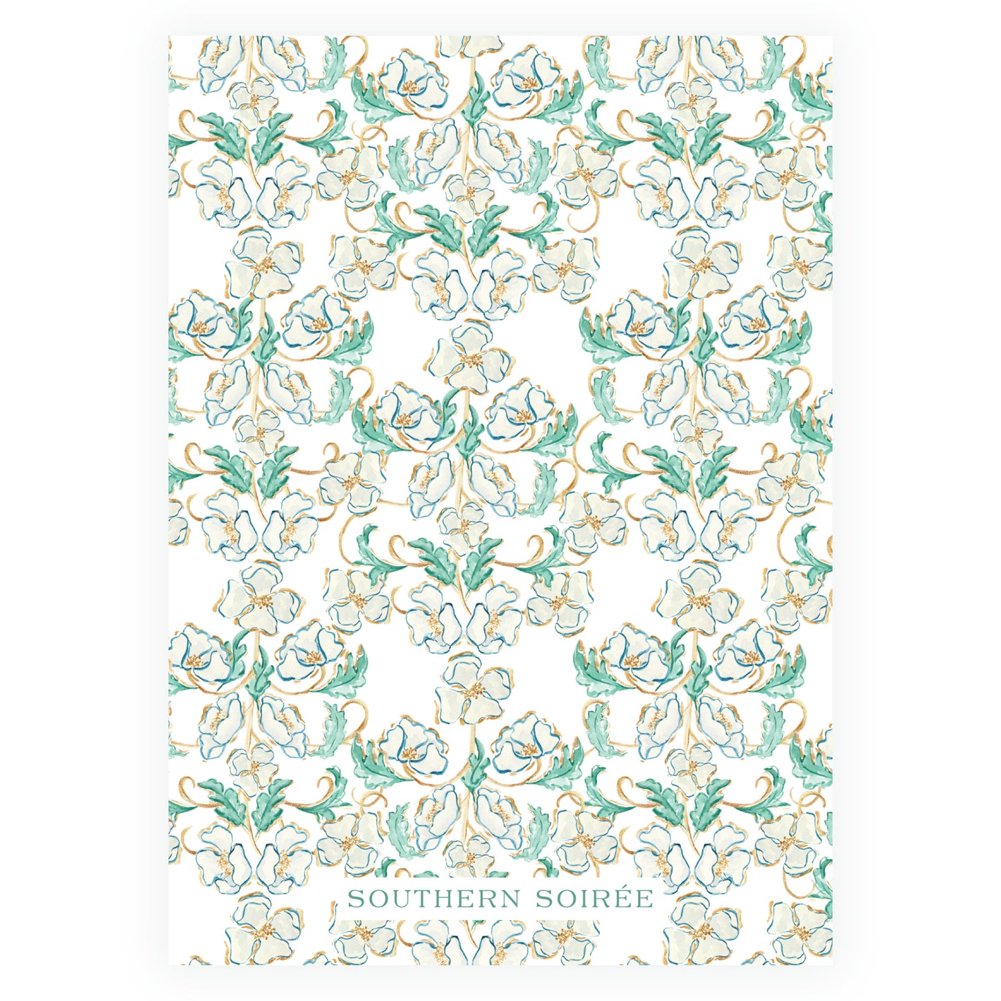 Winter Florals Frame