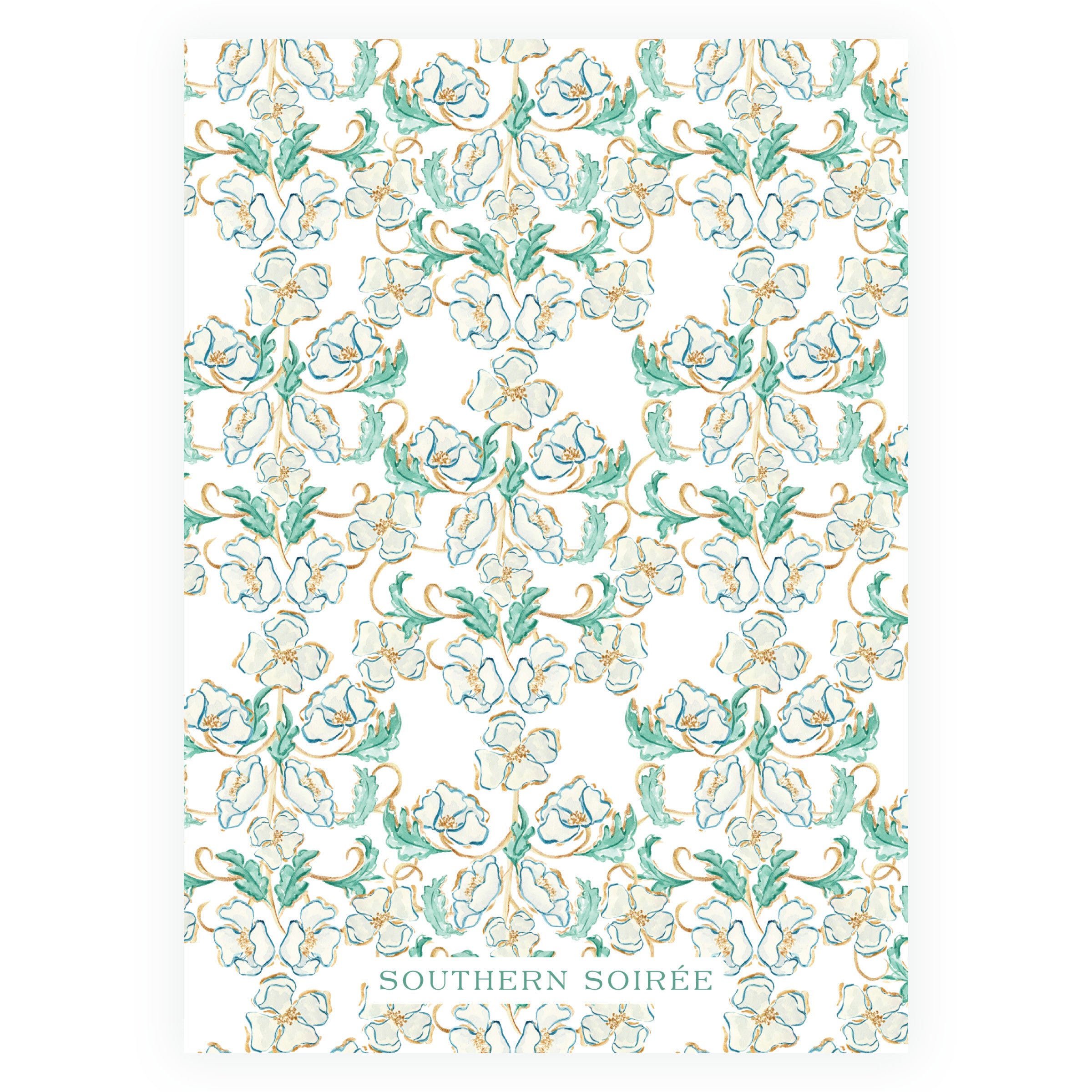 Winter Florals Frame