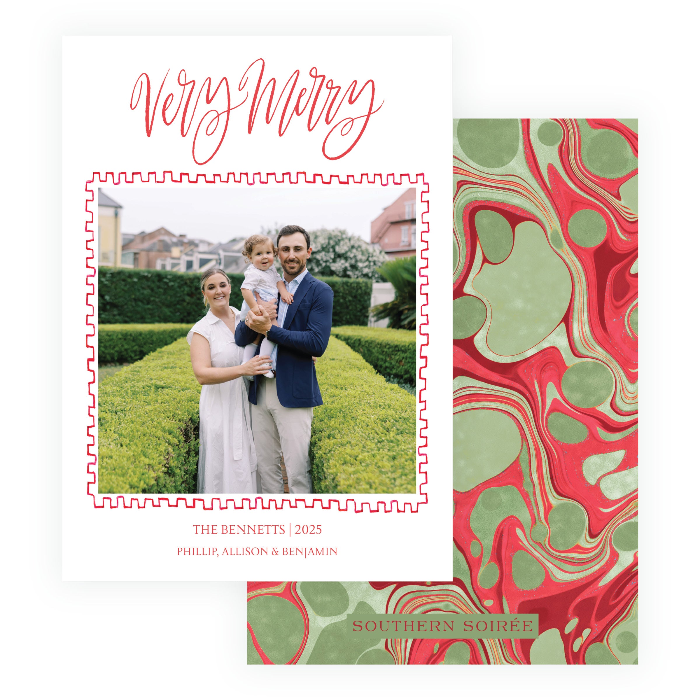 Very Merry Red Marble