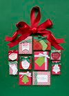 Merry Christmas Gem Gift Tag T70