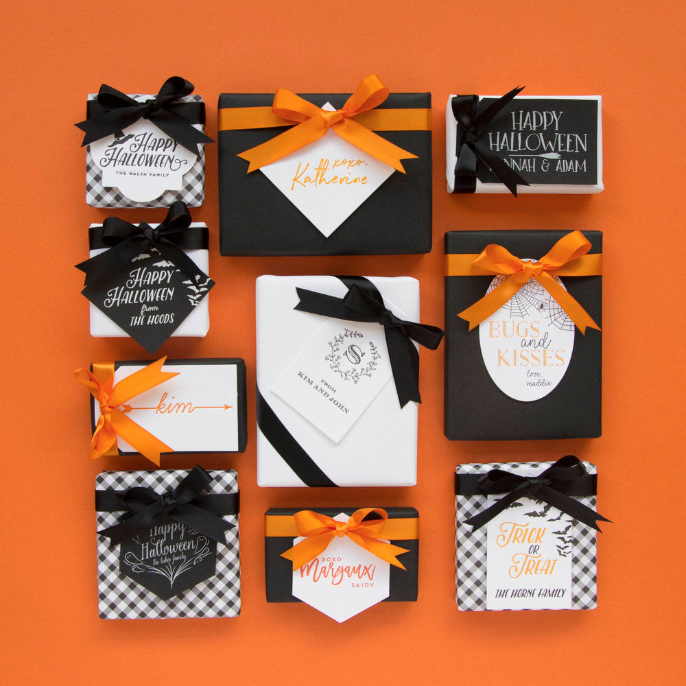 Happy Halloween Broom Gift Tag T305