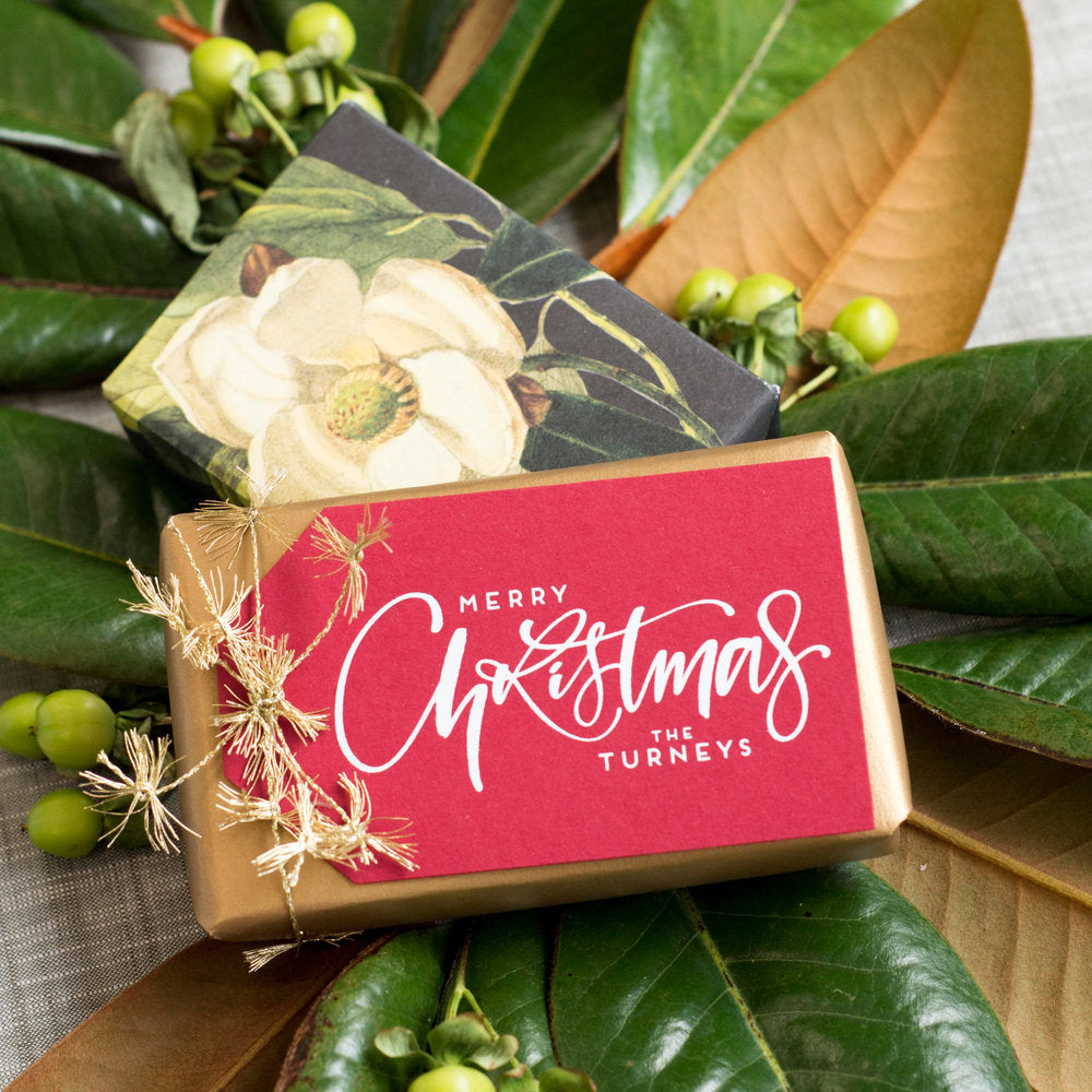 Merry Christmas Landscape Gift Tag T285