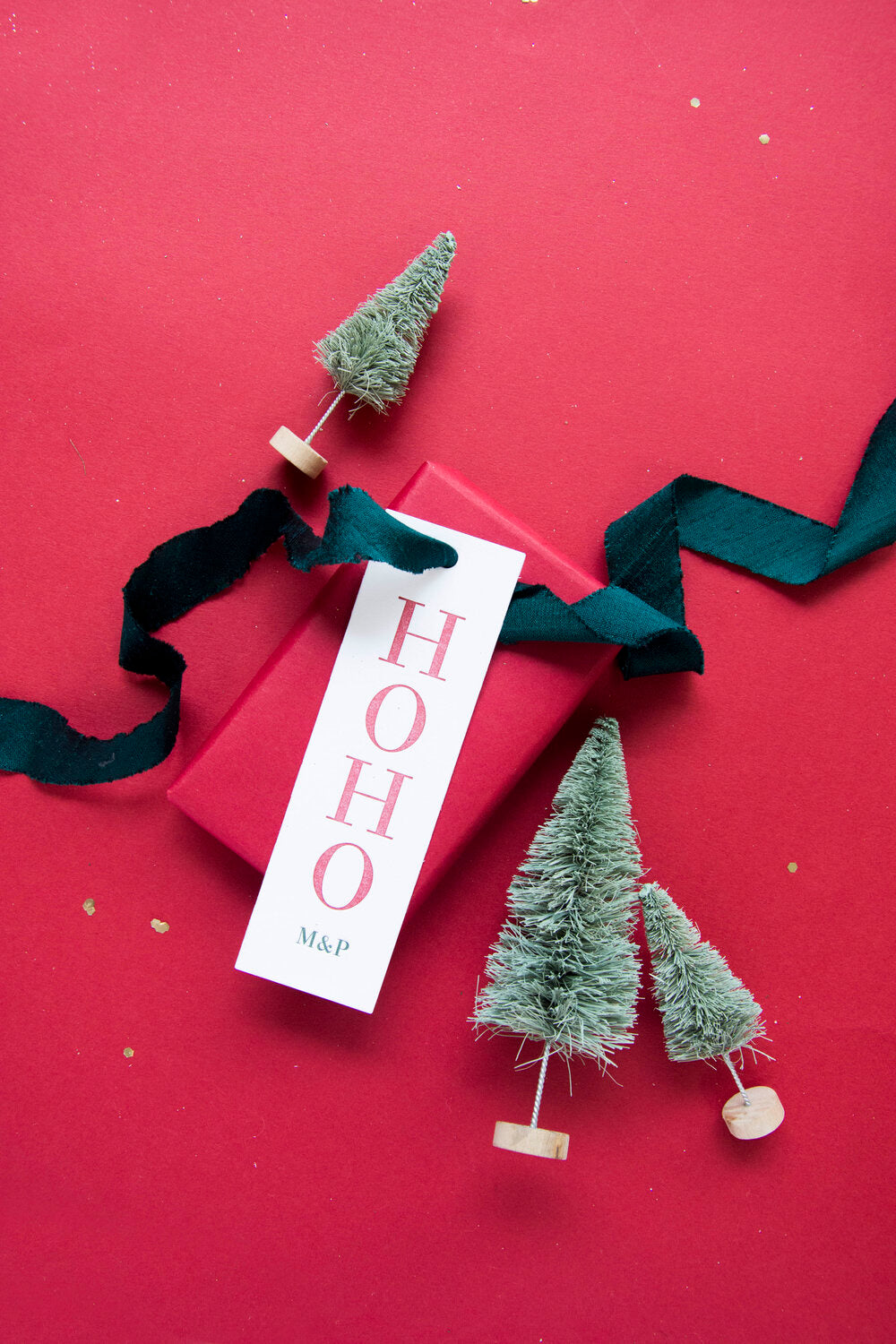 Ho Ho Ho Skinny Gift Tag T353