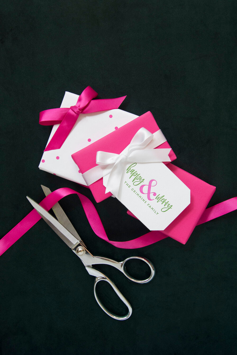 Merry & Happy Gift Tag T406