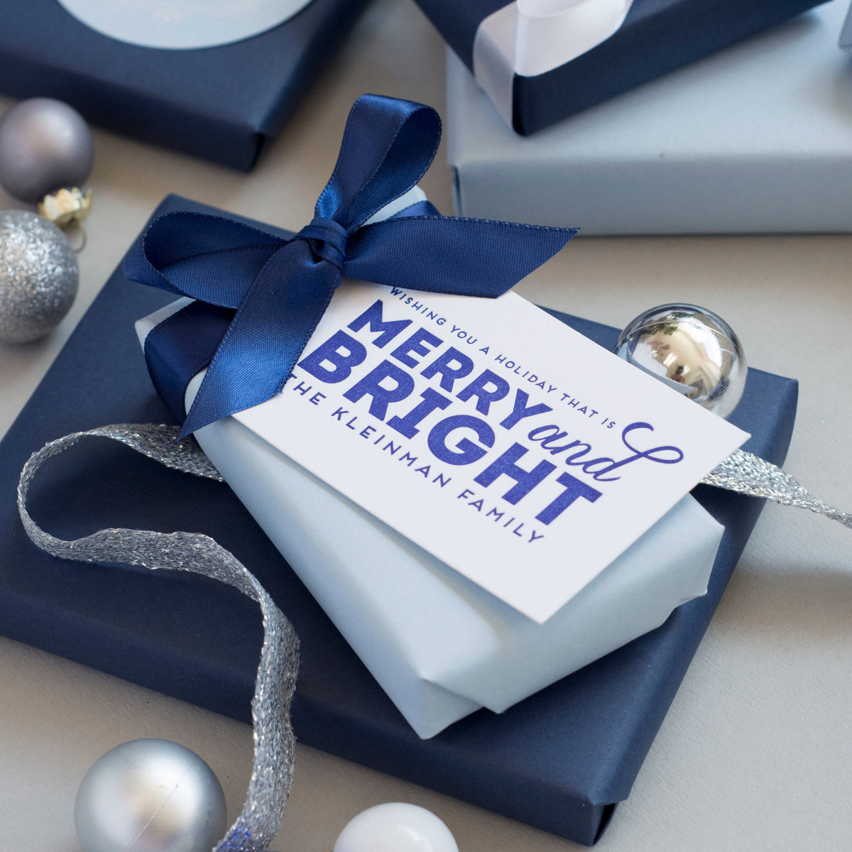Merry & Bright GIft Tag T44