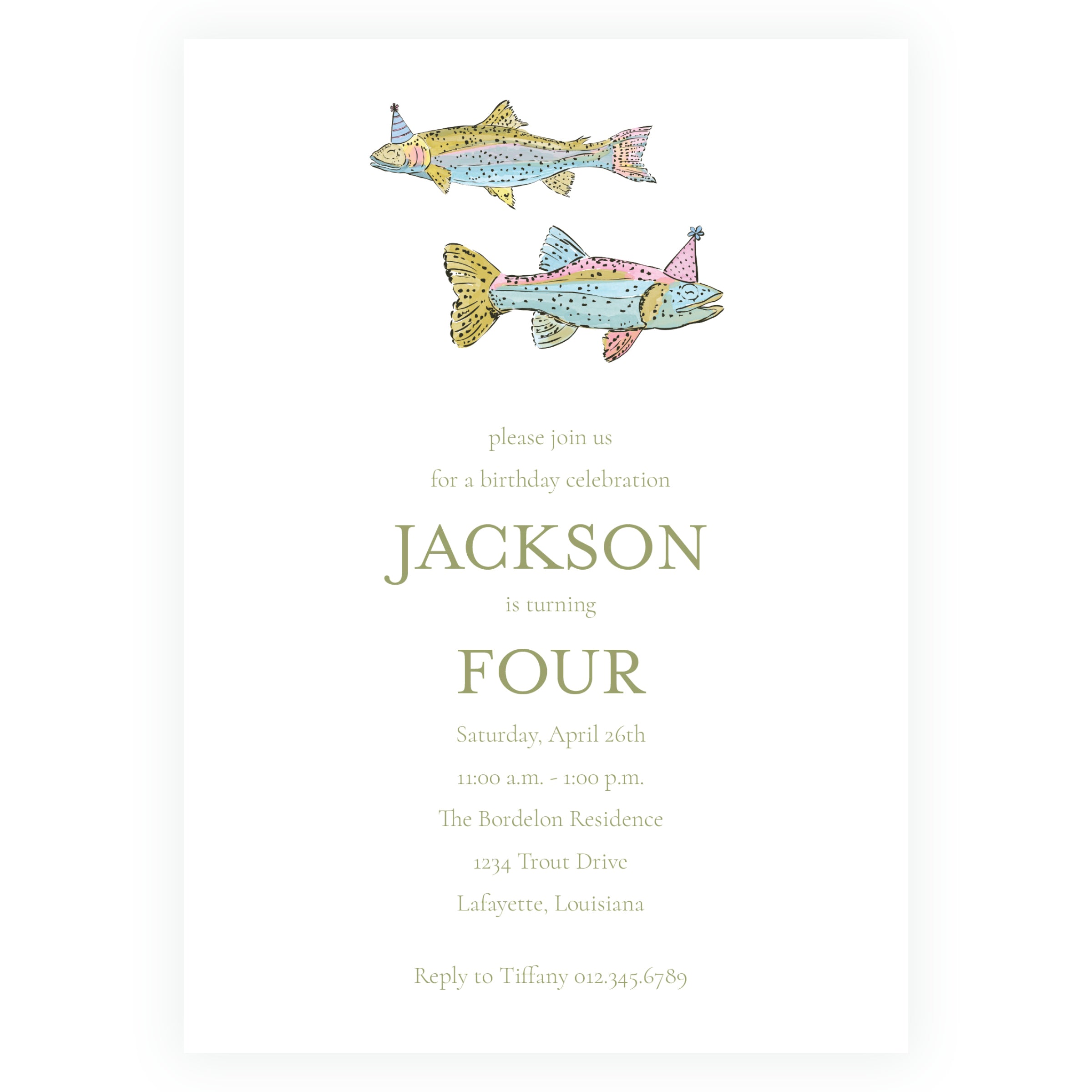 Rainbow Trout Invitation