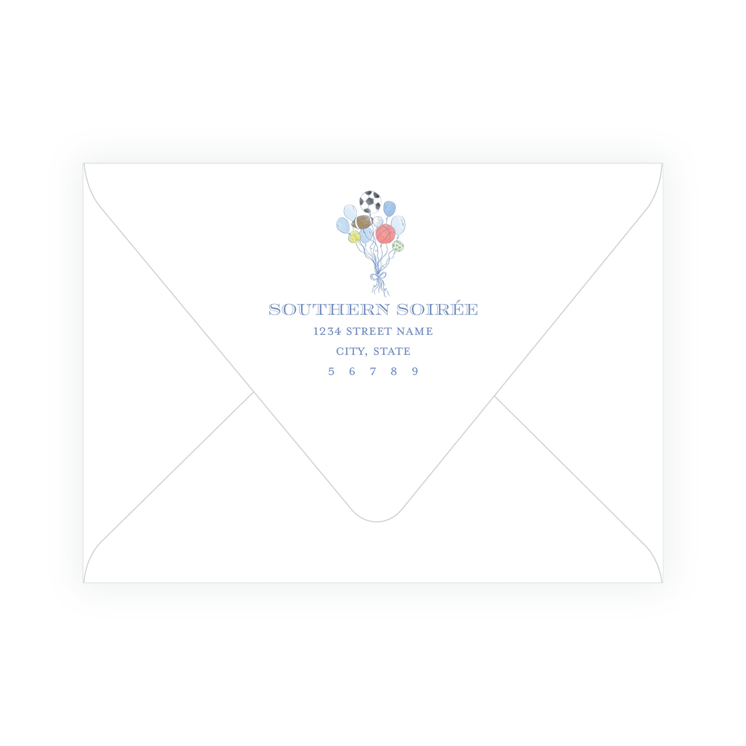 Sport Balloons Invitation