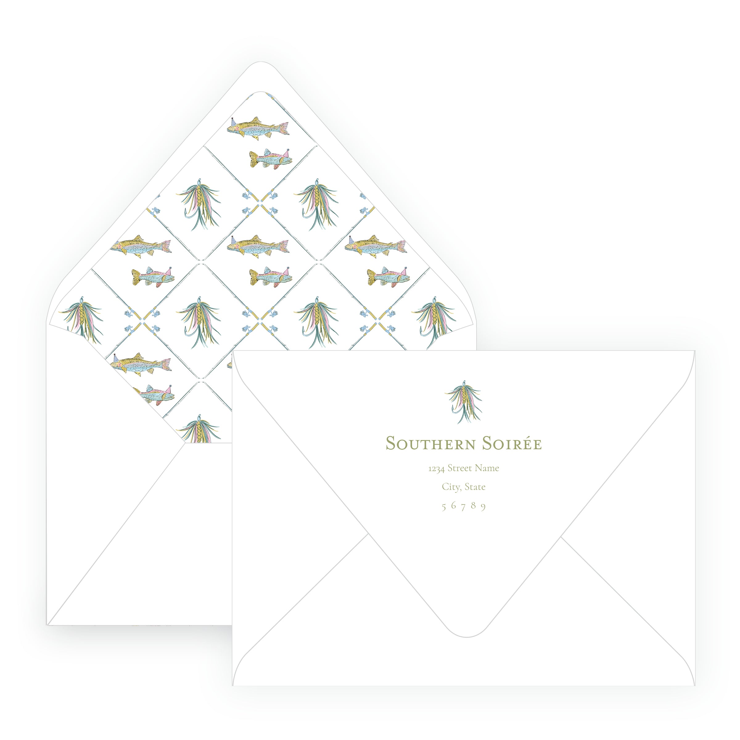 Rainbow Trout Reel Invitation